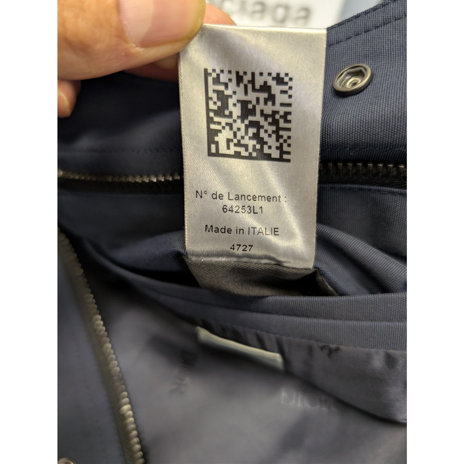 Dior o1rshd1 2019 Buckle Accented Bomber Jacket in Navy Blue Size US M / EU 48-50 / 2 - 21 Thumbnail