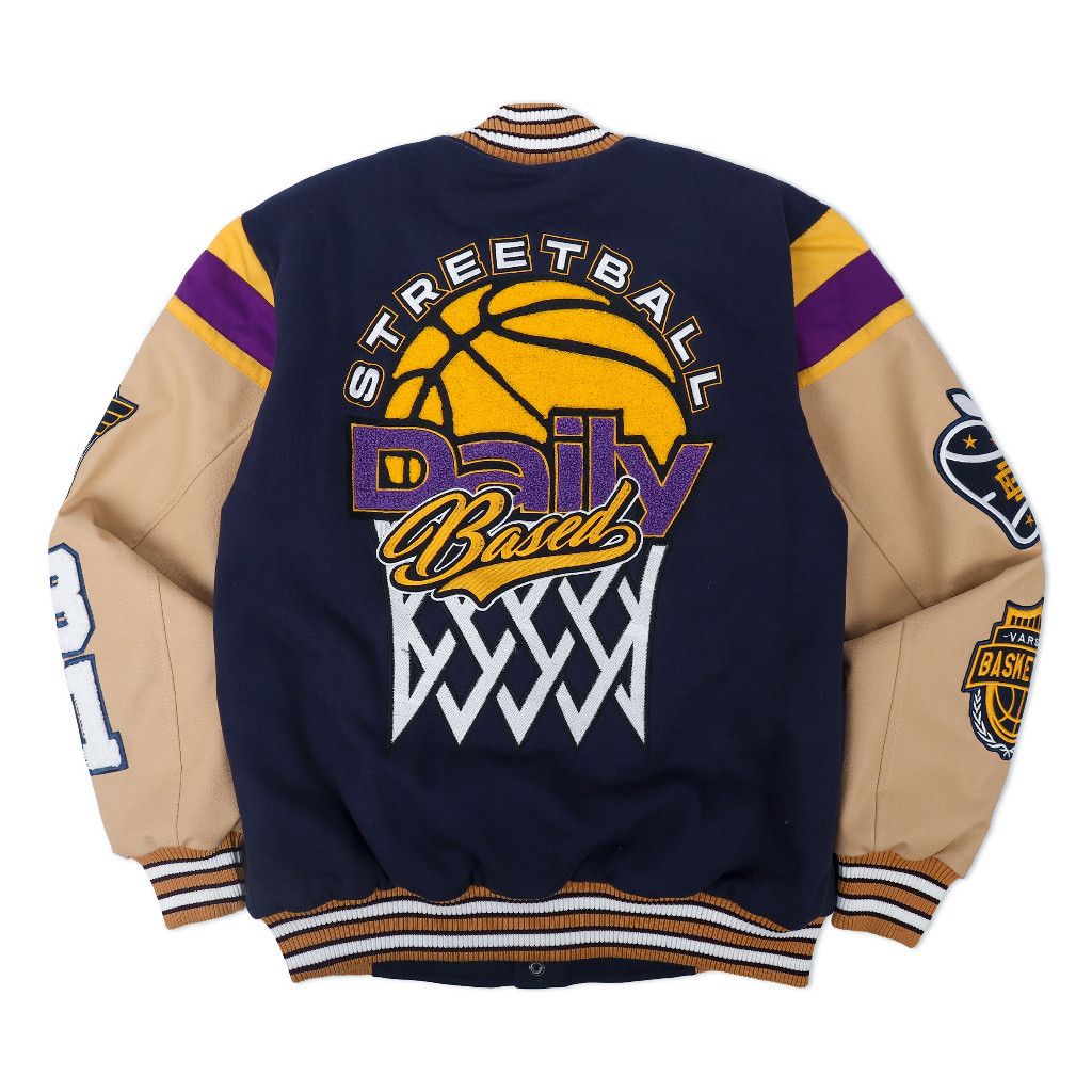 Bomber Jacket Varsity Jacket Basket Case Embroidery Sukajan Grailed