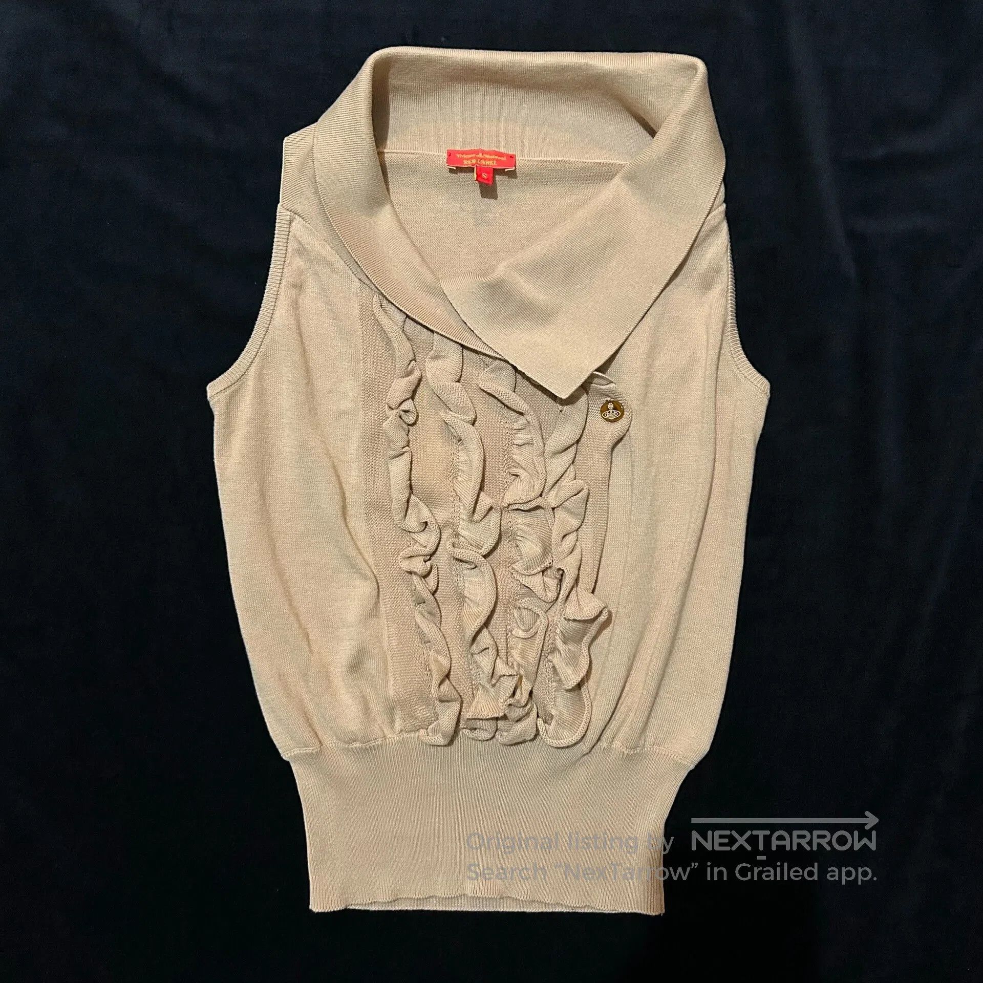 Vivienne Westwood Vivienne Westwood Saturn Buckle Knit Vest. Size S / US 4 / IT 40 - 2 Thumbnail