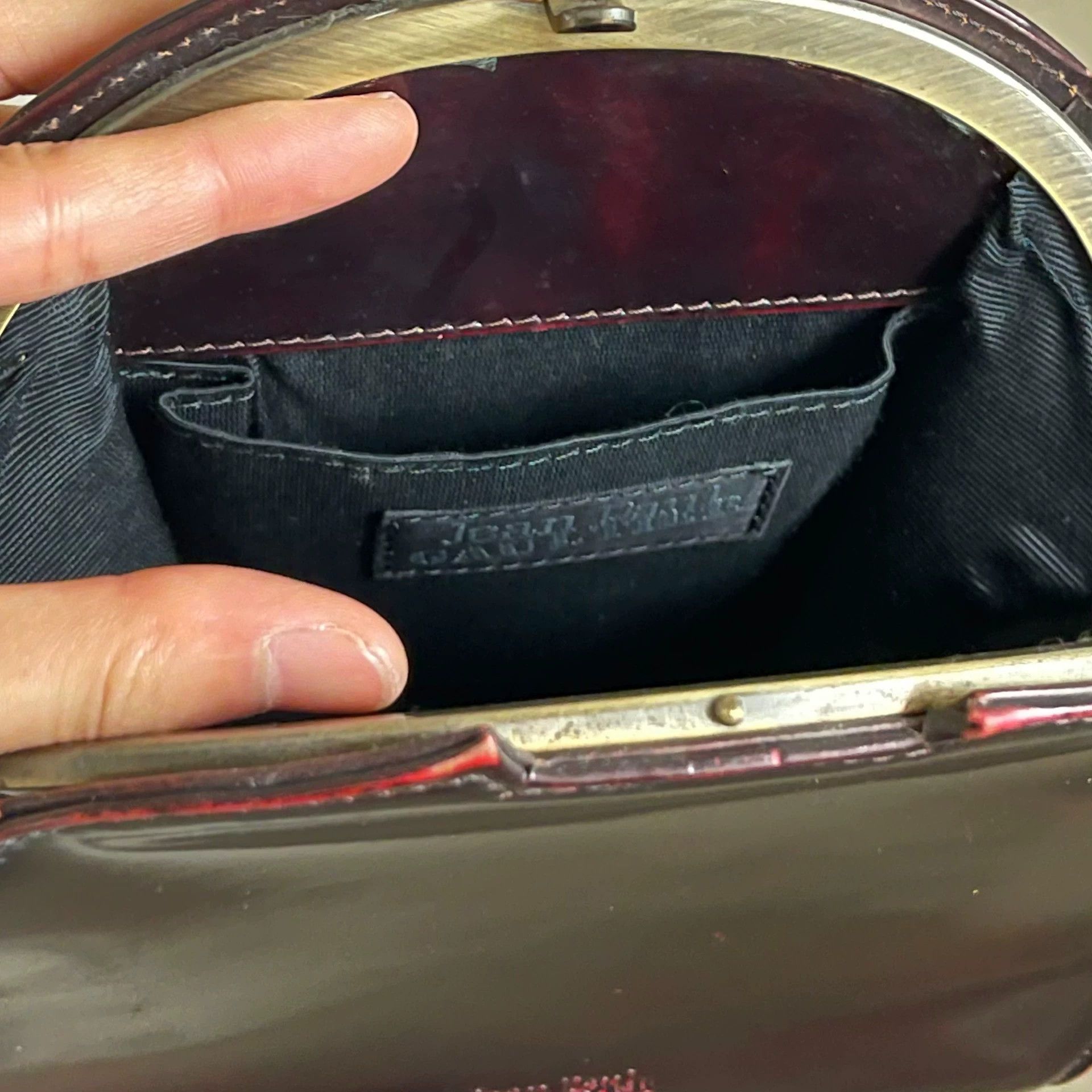 Jean Paul Gaultier JPG Women's Wine Red Leather Small Handbag Size ONE SIZE - 5 Thumbnail