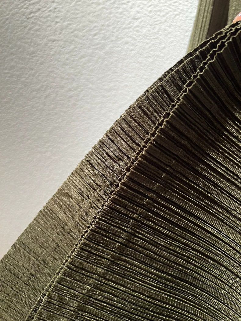 Issey Miyake size:1 Green pleated pants