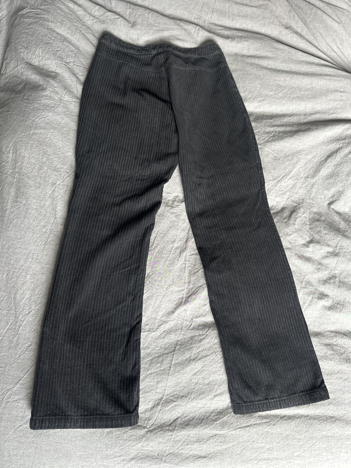 Vintage Black vintage corduroy pants Size 27" / US 4 / IT 40 - 3 Thumbnail