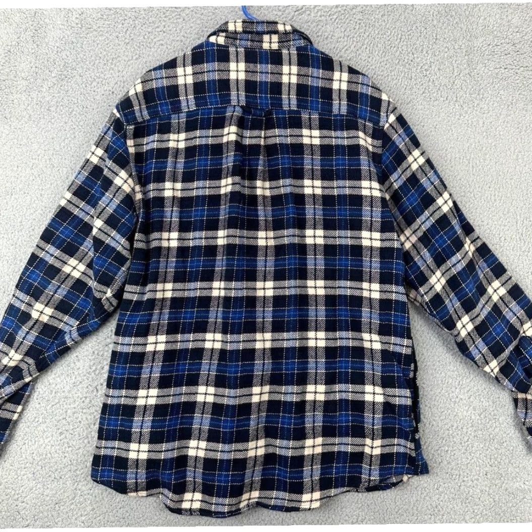 Orvis Orvis Shacket Shirt Adult XL Navy Multi Plaid Button Up Pocket Men Size US XL / EU 56 / 4 - 3 Thumbnail
