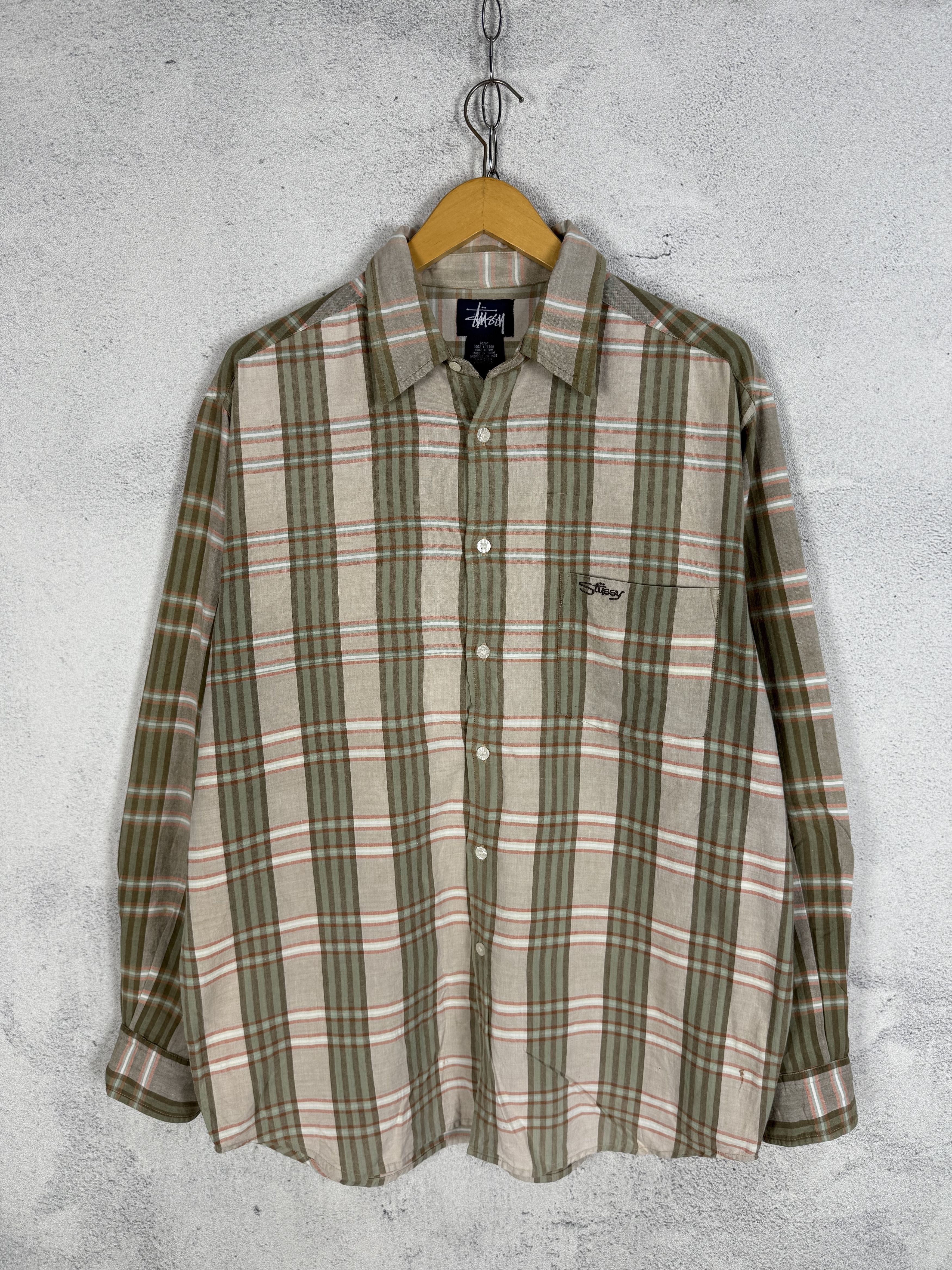 Stussy Vintage Stussy Plaid Shirt Size US M / EU 48-50 / 2 - 5 Thumbnail