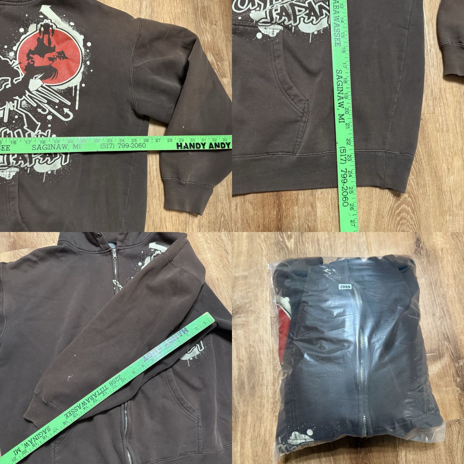 Vintage VINTAGE Only In Japan Gaming Video Games Zip Up Jacket Sweatshirt Mens XL BROWN 90s Gaming 3-in-1 Jacket Men XL Brown Size US XL / EU 56 / 4 - 8 Thumbnail