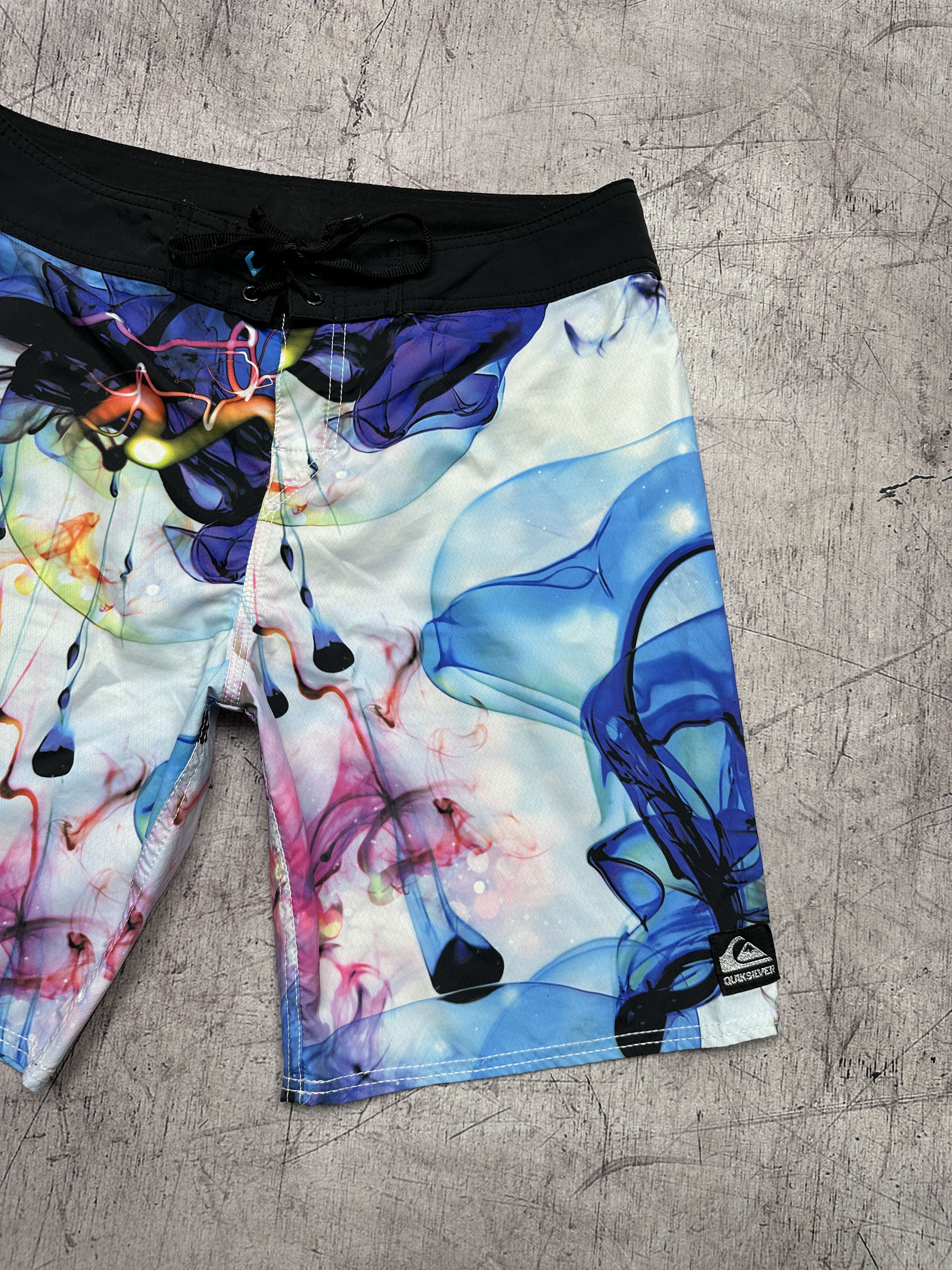 Quiksilver Quiksilver Vintage Surf Style Swimming Shorts Size US 33 - 2 Thumbnail