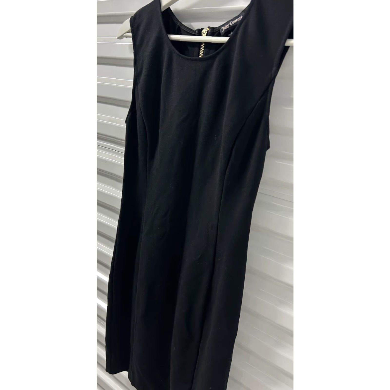 Juicy Couture Womens Juicy Couture Dress A-Line Sleeveless Scoop Neck Black 60s Floral Bow Zip Back RearZip Lined Size 0 Size XS / US 0-2 / IT 36-38 - 4 Thumbnail