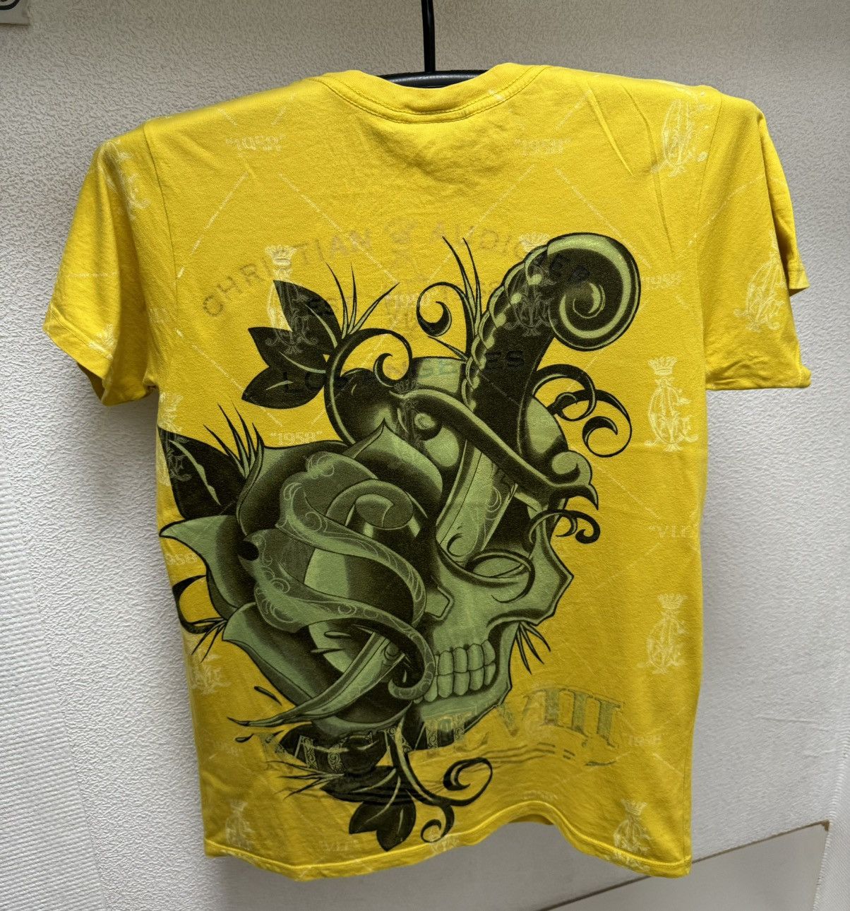 Christian Audigier Christian Audigier fullprint yellow t-shirt M Size US M / EU 48-50 / 2 - 2 Thumbnail