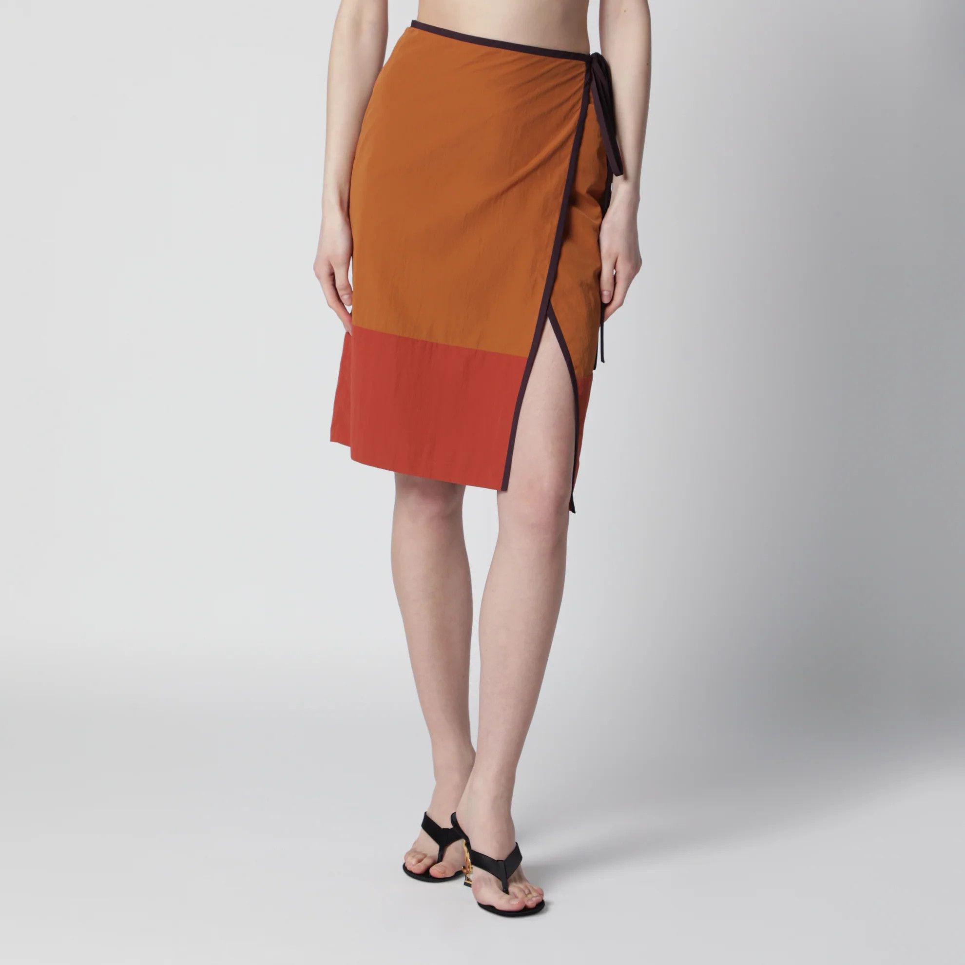 Saint Laurent Paris o1d2blof0526 Mid-Rise Pencil Skirt in Multicolor Size 25" / US 0 / IT 36 - 1 Thumbnail