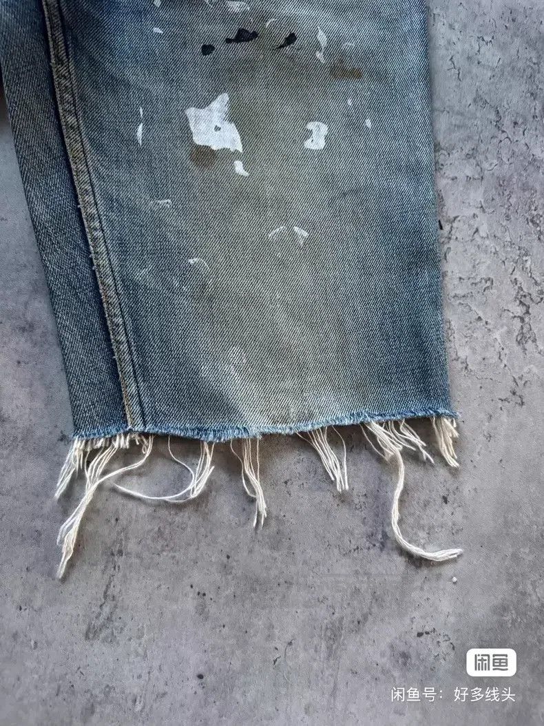 Helmut Lang Helmut Lang Personal Archive Blue Denim Shorts Size US 30 / EU 46 - 6 Thumbnail