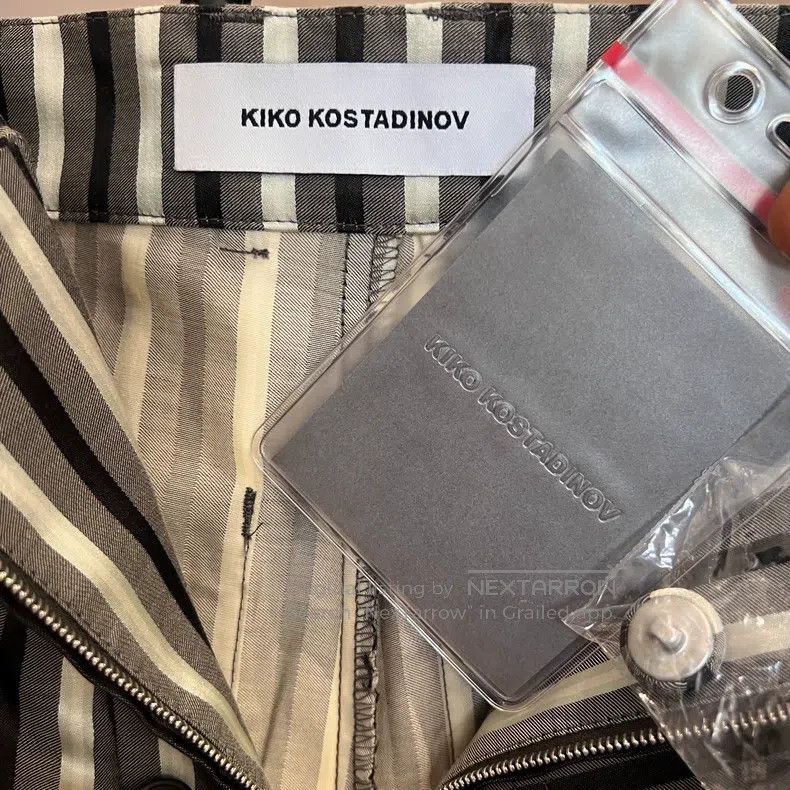 Kiko Kostadinov Kiko Kostadinov 21ss Striped Pique Polo Shorts, Capri Leng Size US 30 / EU 46 - 3 Thumbnail