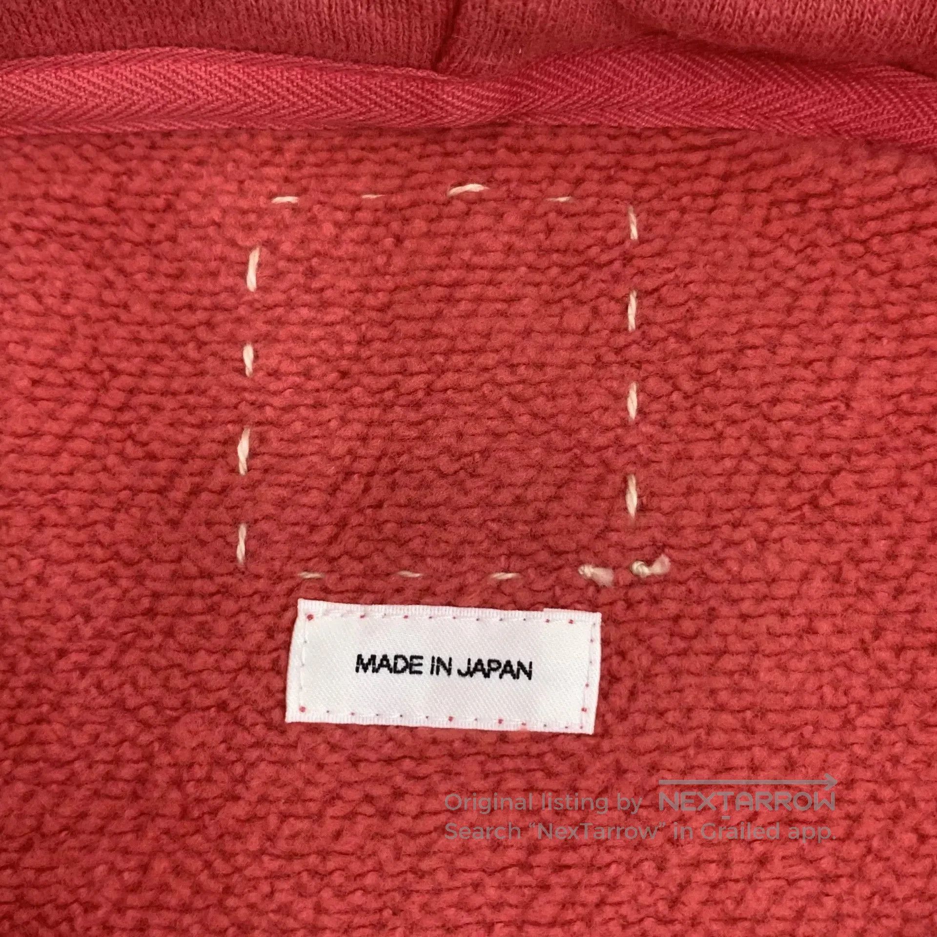 Visvim Visvim Red Cotton Hooded Sweatshirt. Size US M / EU 48-50 / 2 - 5 Thumbnail