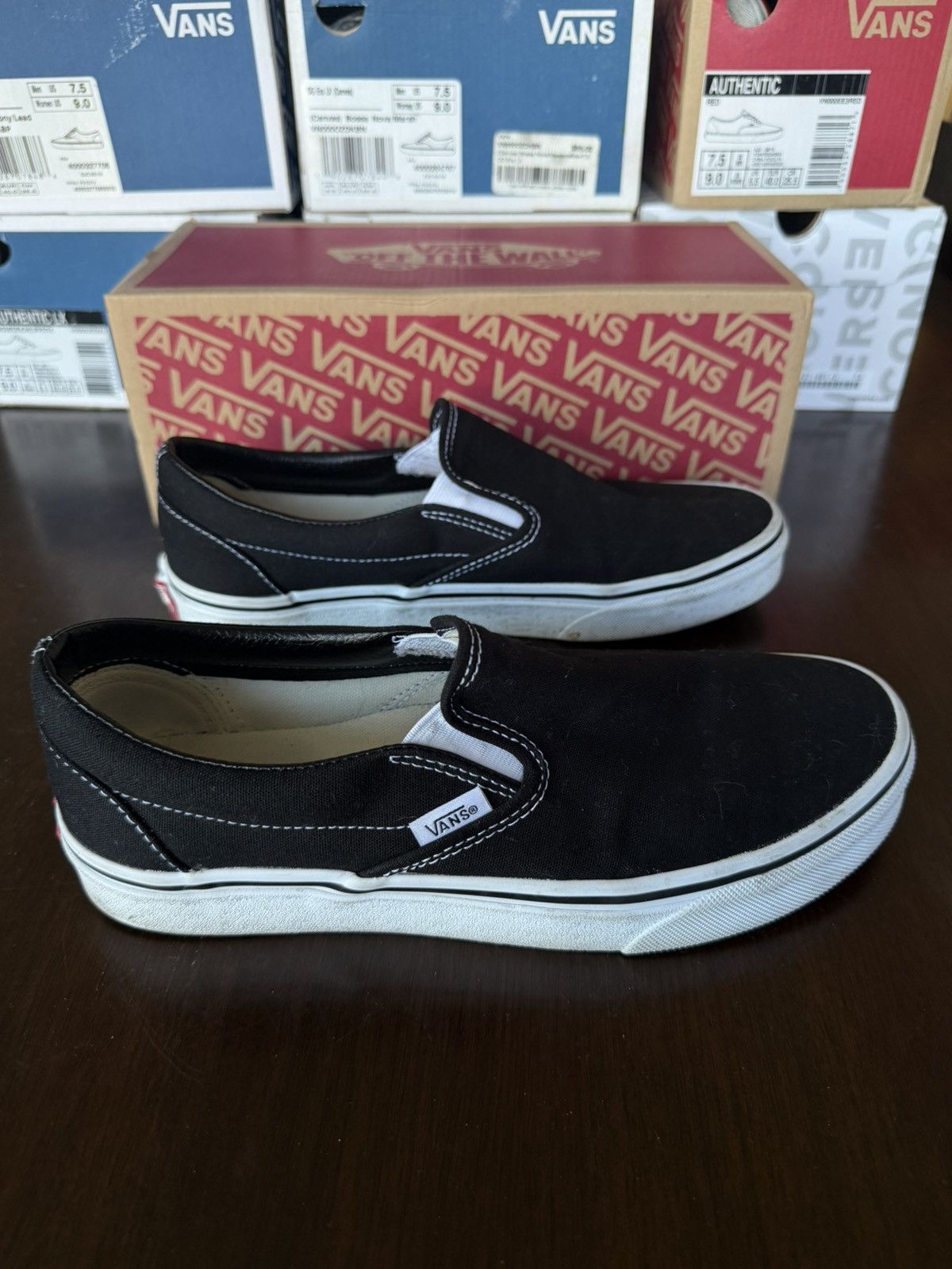 Vans Vans slip on black Size US 7.5 / EU 40-41 - 3 Thumbnail