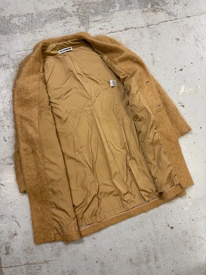 Jil Sander Jil Sander Beige Mohair Classy Long Coat Size XS / US 0-2 / IT 36-38 - 7 Thumbnail