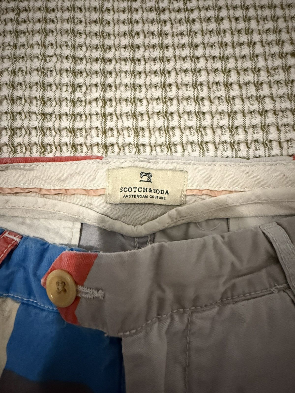 Scotch & Soda Scotch & Soda Patchwork Cotton Shorts SS13 Size US 31 - 3 Thumbnail