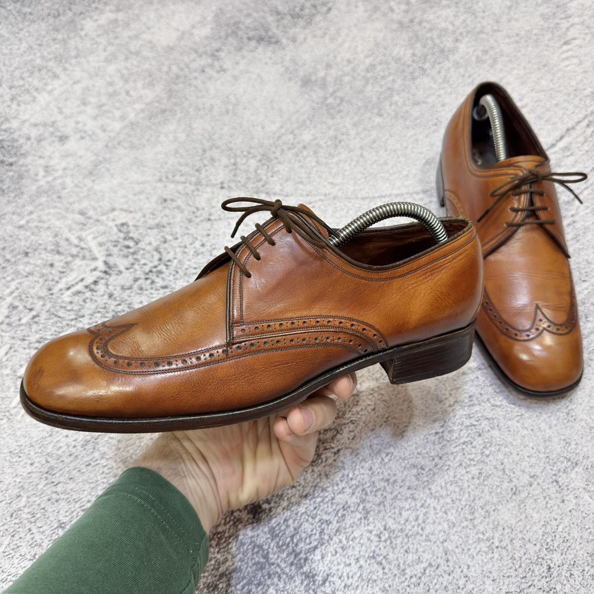 Barker Barker Vintage Brown Derbies US8.5 UK7.5 EU41.5 Size US 8.5 / EU 41-42 - 7 Thumbnail