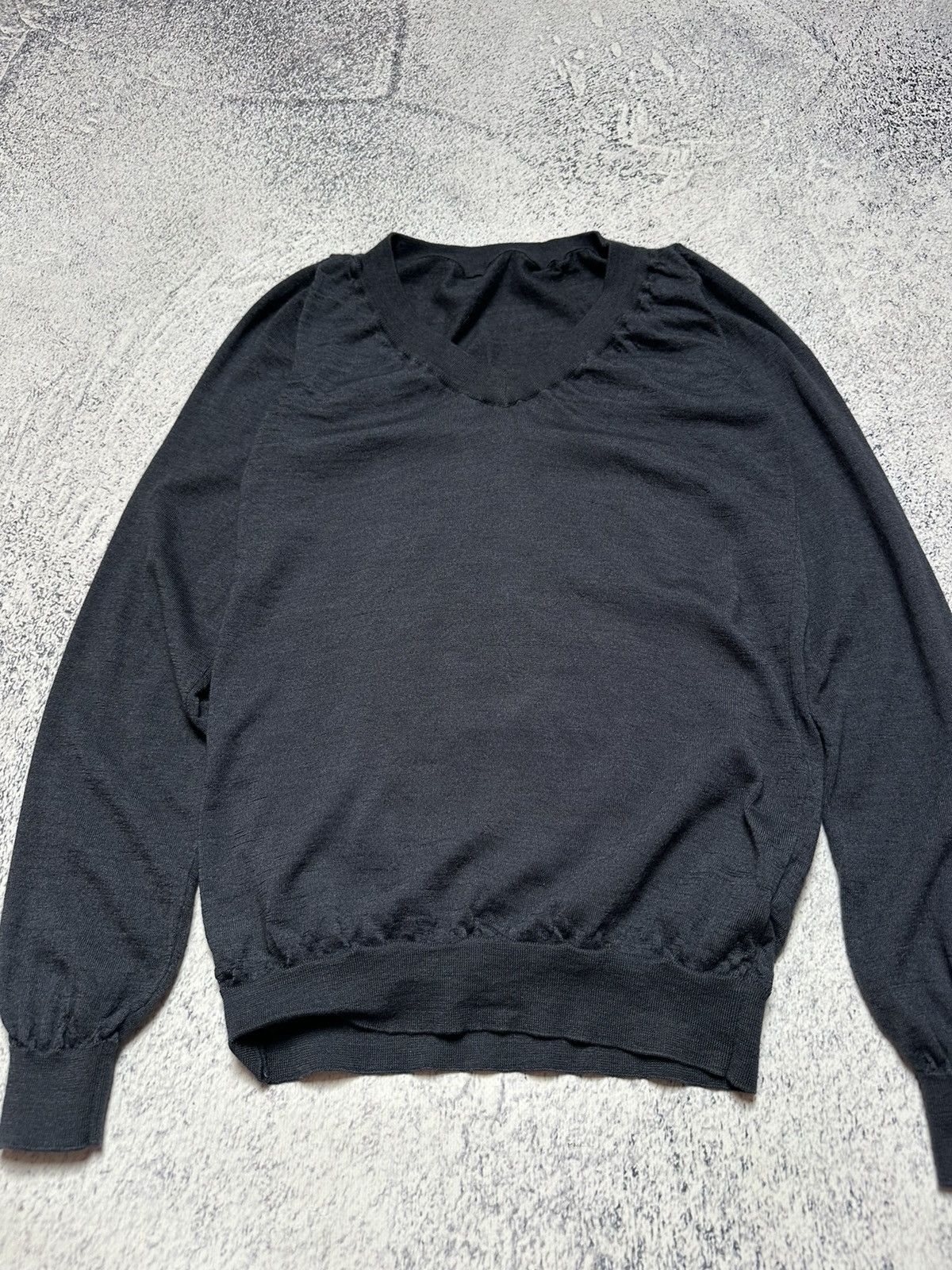 Brunello Cucinelli $1020 Brunello Cucinelli Cashmere/Silk V-Neck Sweater Jumper Size XS / US 0-2 / IT 36-38 - 6 Thumbnail