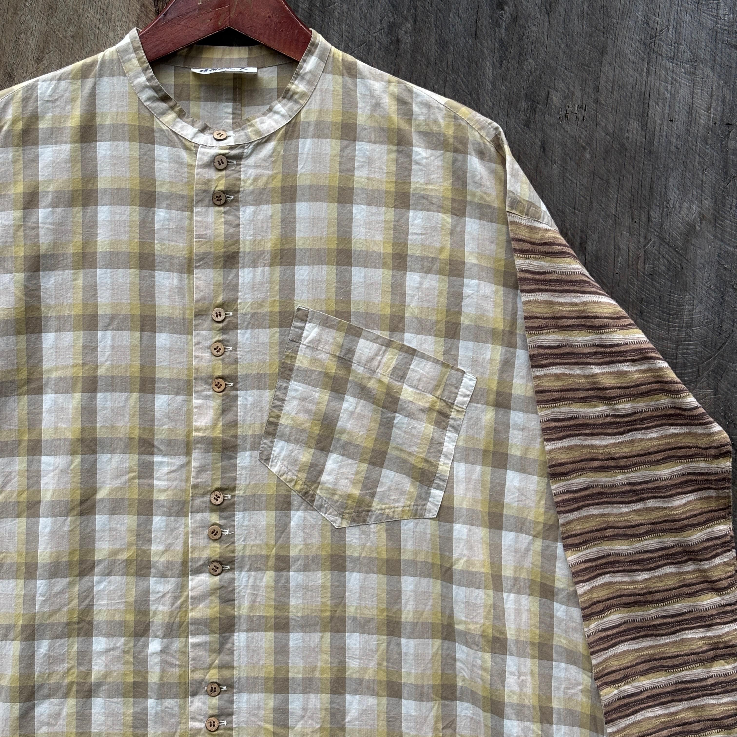 Designer × Hai Sporting Gear × Issey Miyake Vtg 90's Hai Sporting Gear By Issey Miyake Plaid Maxi Dress Size M / US 6-8 / IT 42-44 - 3 Thumbnail
