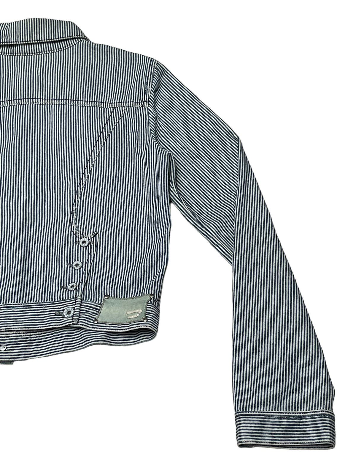 Designer × Diesel × Vintage Vintage Brand Diesel Hickory Trucker Jacket 2000s Size US L / EU 52-54 / 3 - 8 Thumbnail