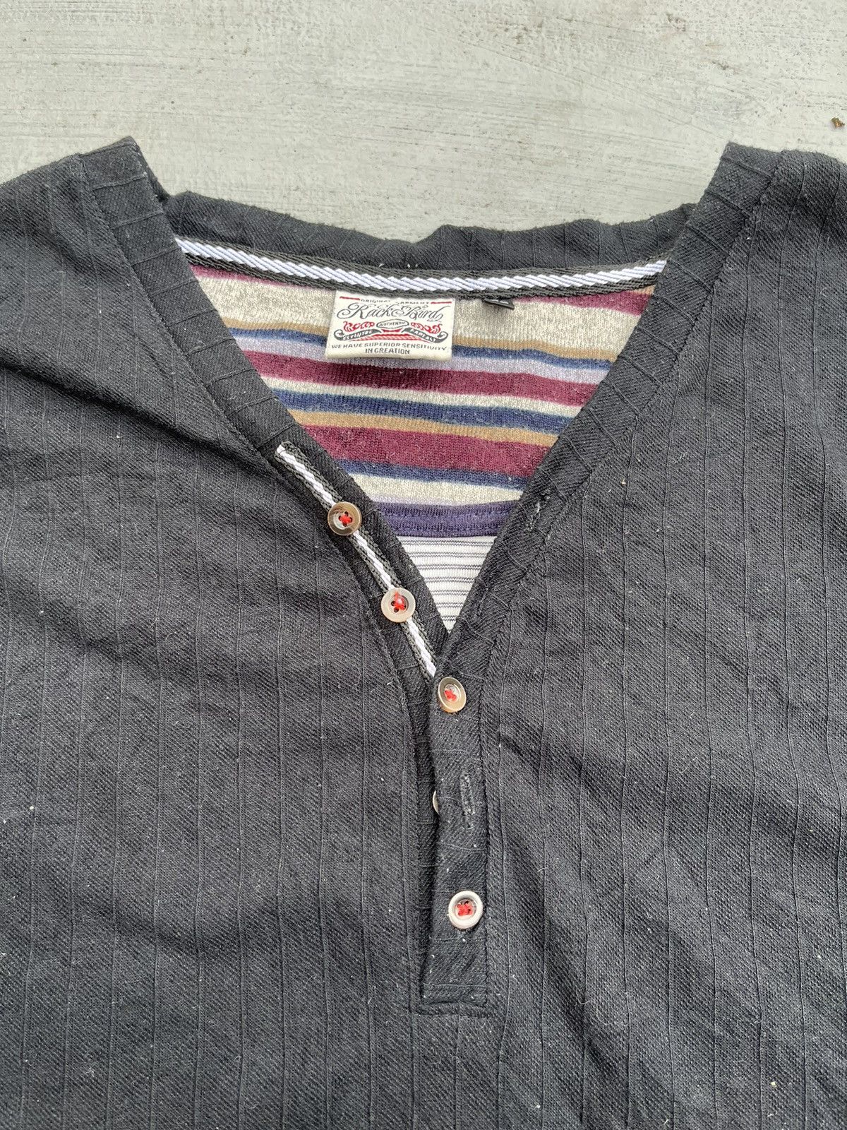 Yasuyuki Ishii JAPANESE Y2K RACK BIRD NECK DOUBLE LAYERS LONGSLEVEE PUNK Size US M / EU 48-50 / 2 - 2 Thumbnail