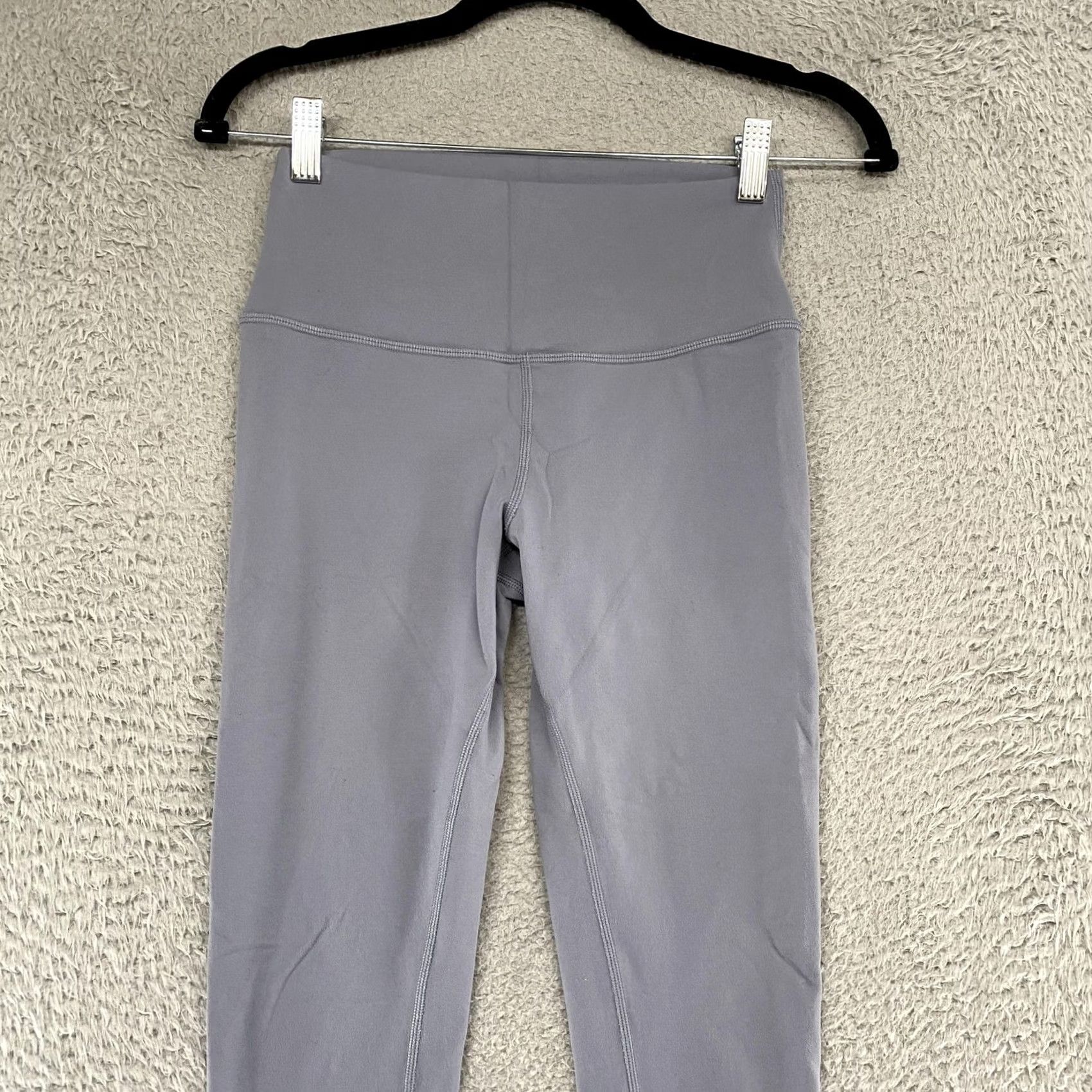 Alo Yoga Alo Yoga Airbrush Leggings Womens Small Gray High Rise Ankle Yoga Gym Workout Slim Stretch Jersey Pull On Size 28" / US 6 / IT 42 - 3 Thumbnail