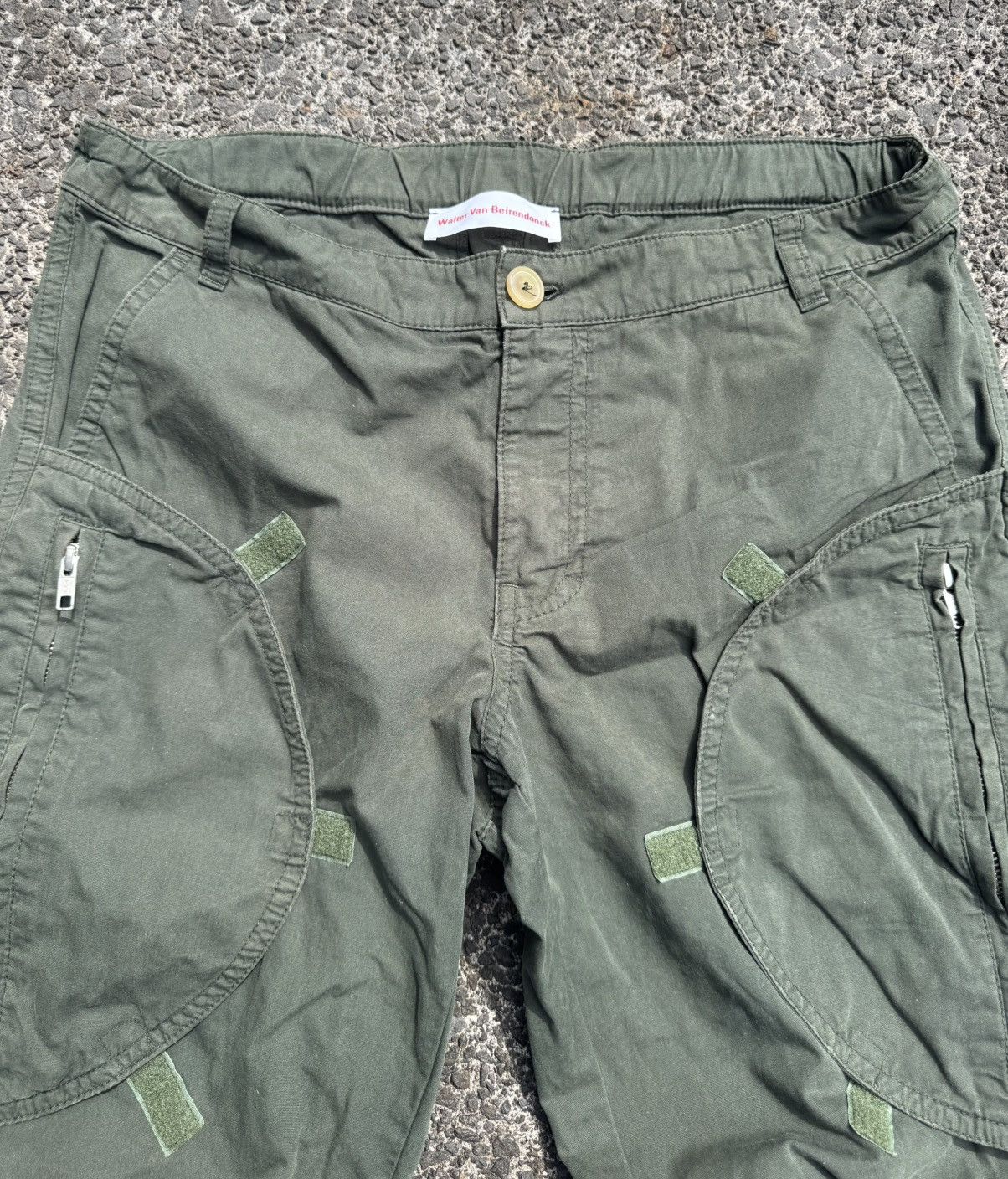 Walter Van Beirendonck Walter Van Beirendonck 2015 Cargo Velcro trouser Size US 34 / EU 50 - 2 Thumbnail