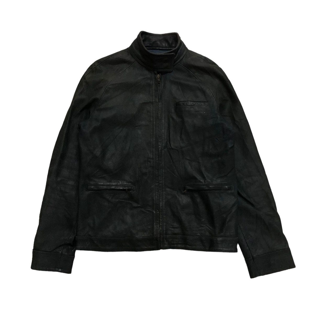 Hysteric Glamour 🔥CROPPED BIKER LEATHER JACKET FRUIT CAKE CAFE RACER WEAR Size US M / EU 48-50 / 2 - 1 Thumbnail