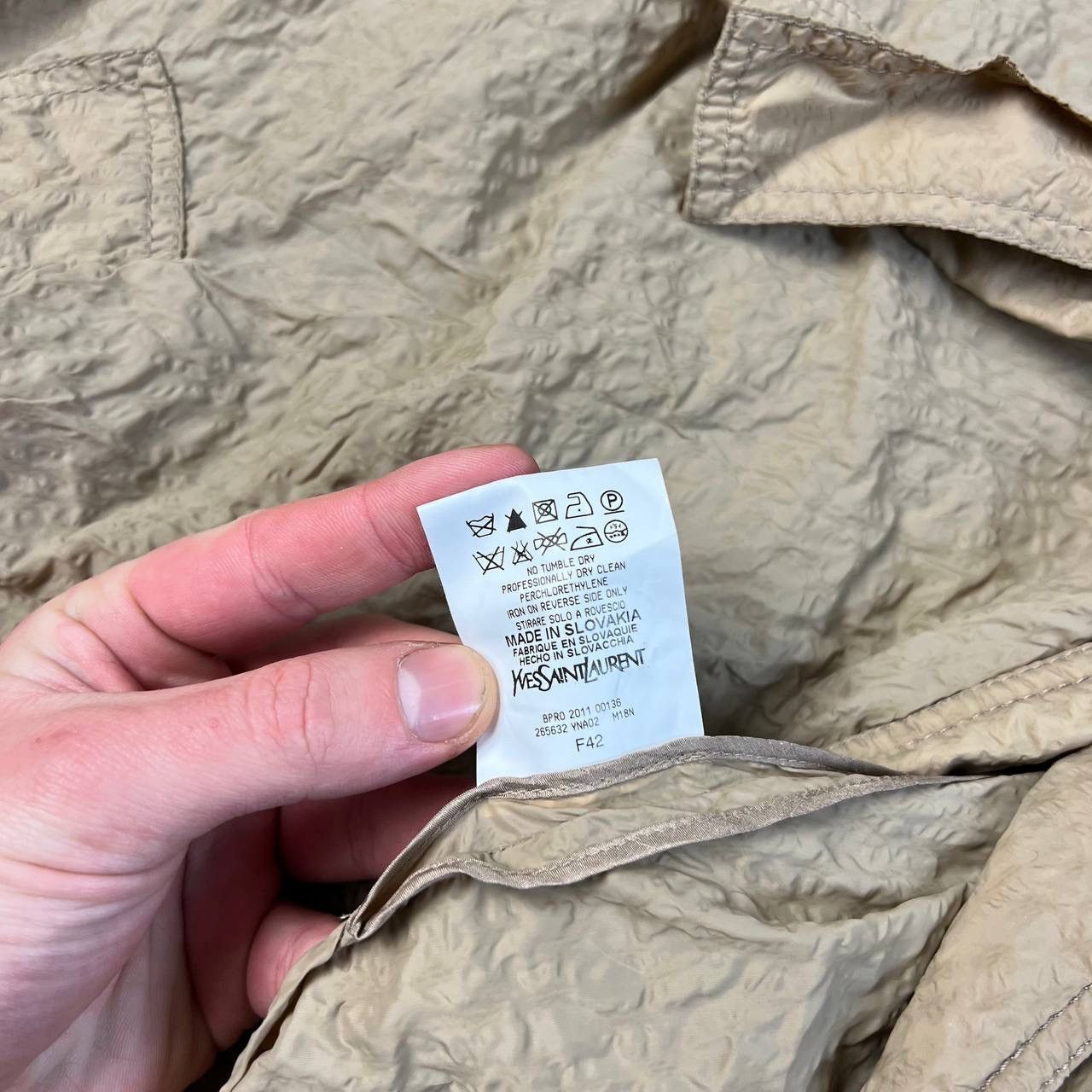 Yves Saint Laurent Yves Saint Laurent Archive Luxury Y2K Trench Coat Size L / US 10 / IT 46 - 5 Thumbnail