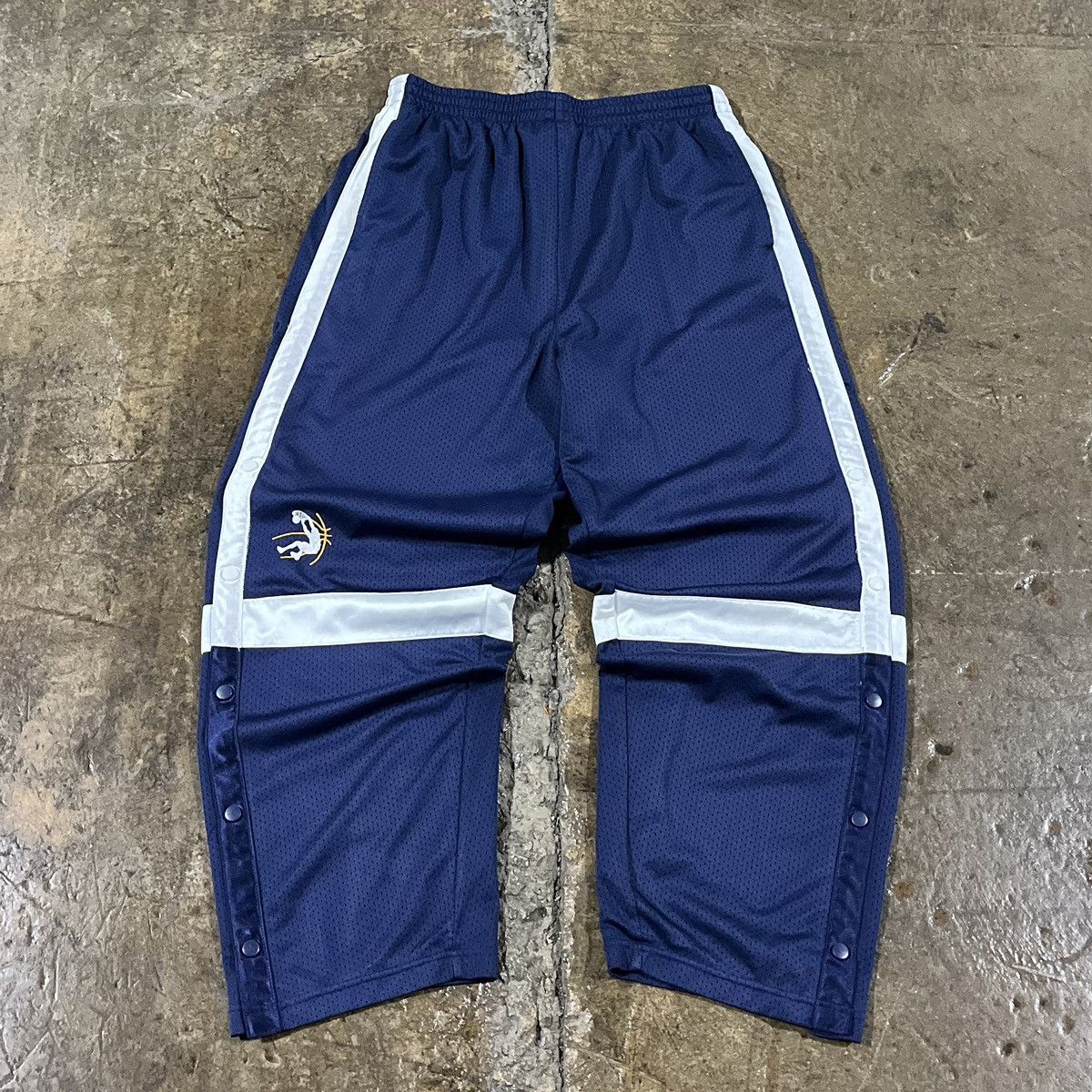 NBA × Nike × Vintage Crazy Vintage Y2K Shaq Breakaway Track Pants Baggy Wide Leg Size US 32 / EU 48 - 1 Thumbnail