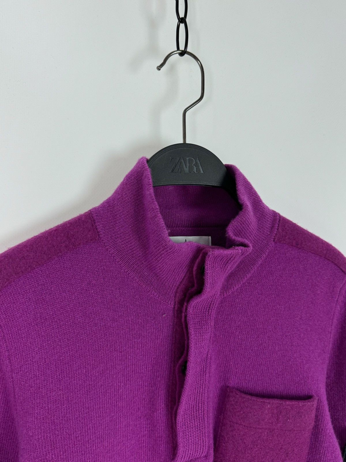 Stone Island Stone Island Purple Wool High Neck Jumper Size US M / EU 48-50 / 2 - 5 Thumbnail