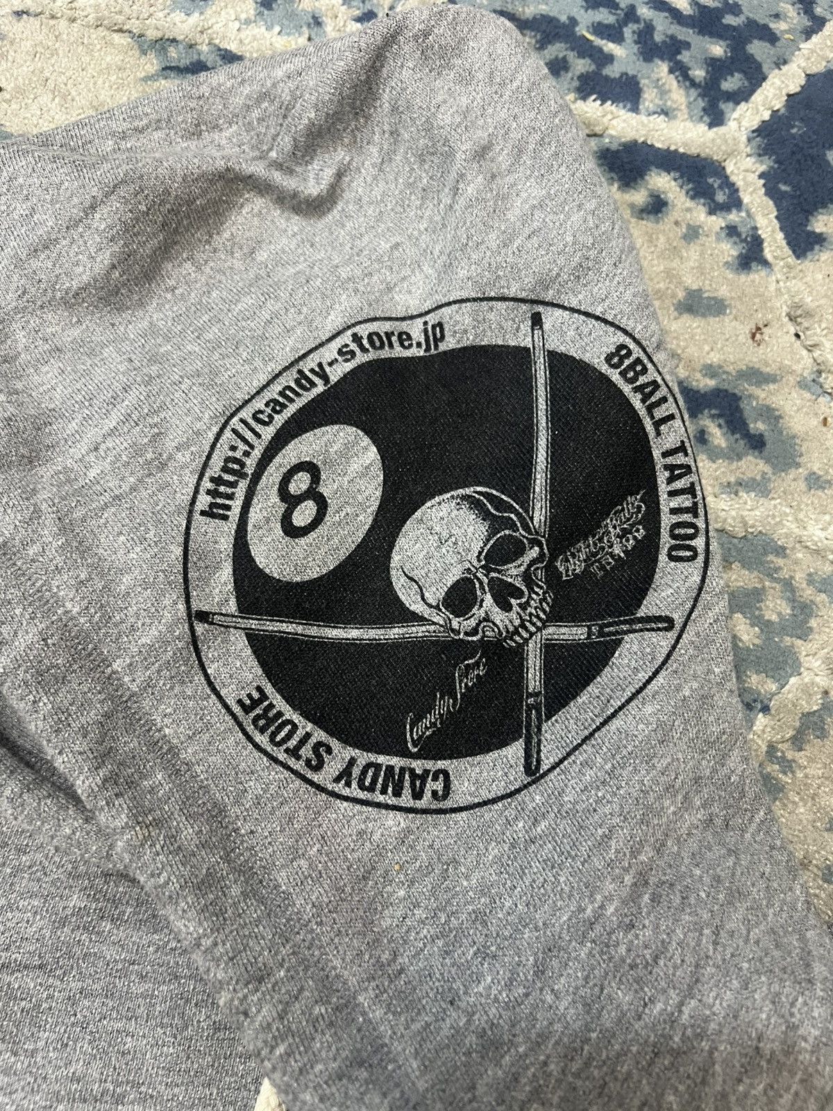 Japanese Brand Vintage 90’’s Candy Store 8Ball Tattoo Hoodies Size US M / EU 48-50 / 2 - 4 Thumbnail