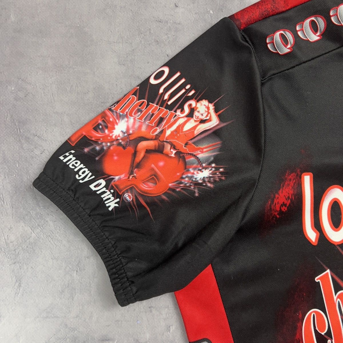 PEARL iZUMi Pearl Izumi Vintage Lolli's Cherry Overptint Cycling Jersey Size US M / EU 48-50 / 2 - 2 Thumbnail