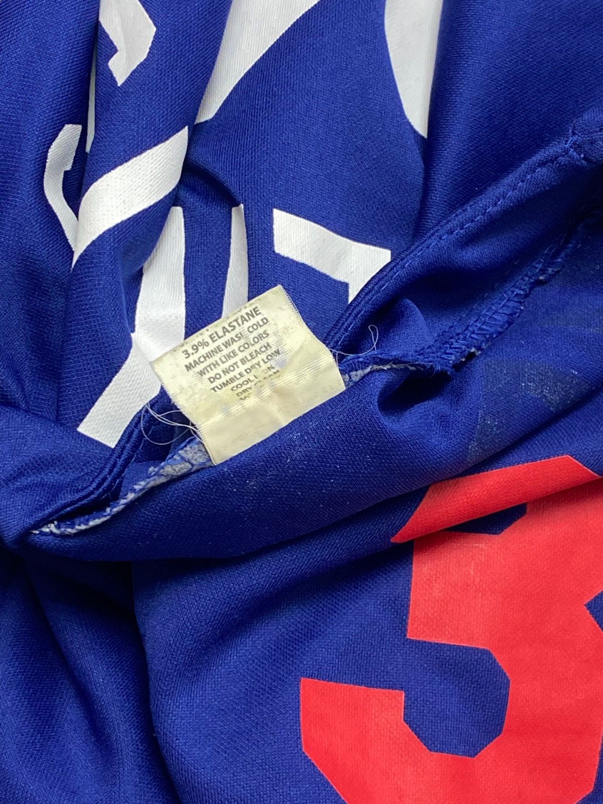 MLB Vintage LA DODGERS Blue Big Logo Jersey Size US XL / EU 56 / 4 - 6 Thumbnail