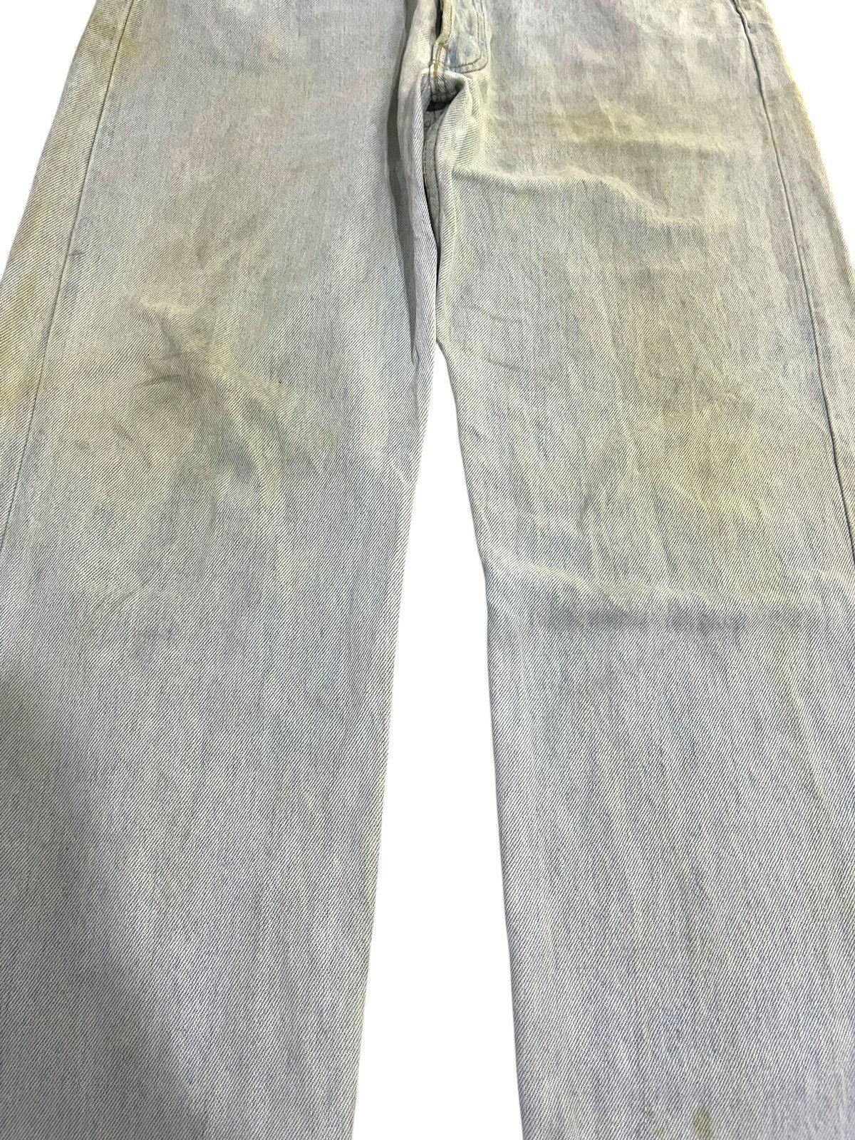 If Six Was Nine × Japanese Brand × Le Grande Bleu (L.G.B.) VINTAGE RUSTY LEVIS 501 WASHED BLUE DENIM JEANS Size US 35 - 3 Thumbnail