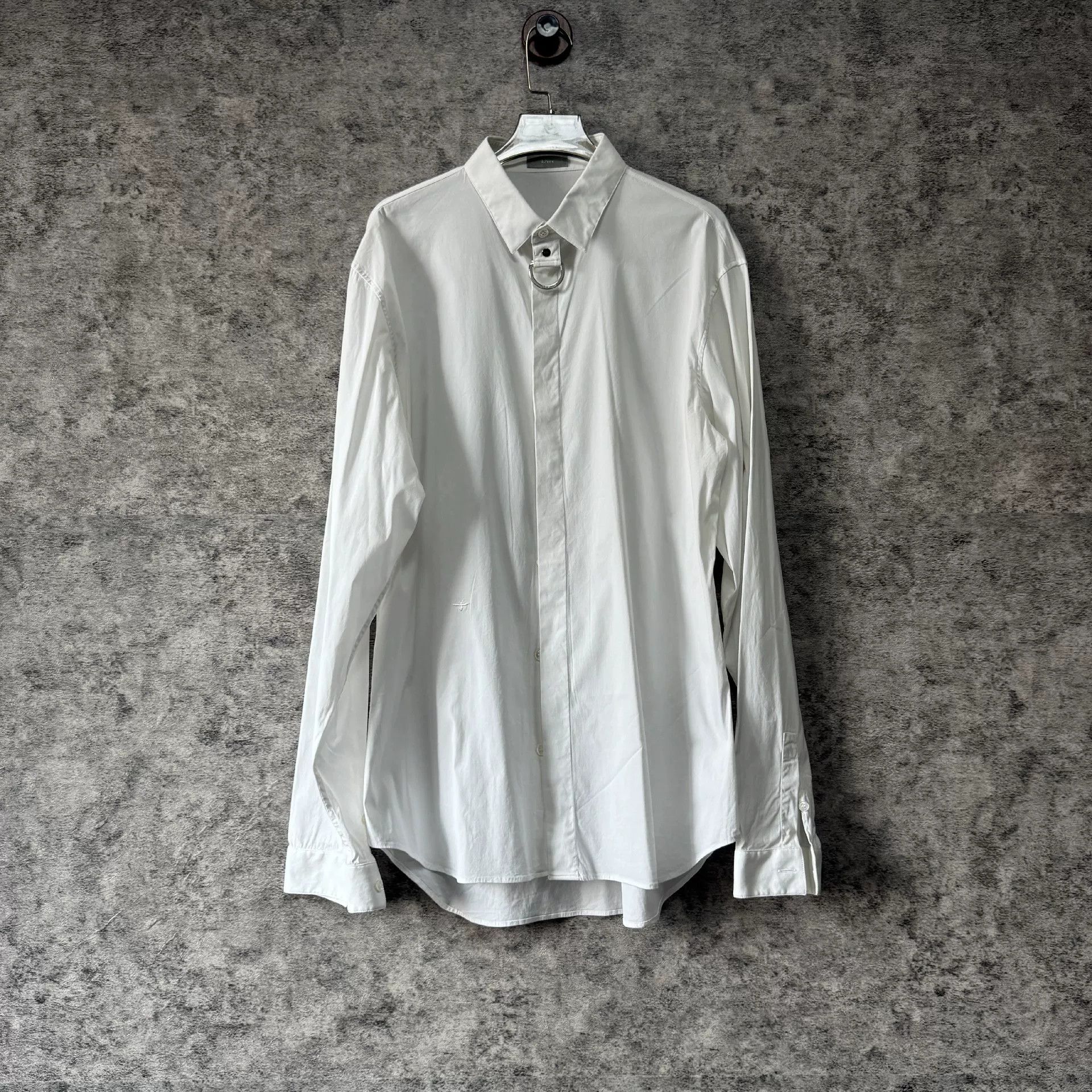 Dior Dior Embroidered White Shirt xxs Men Size US XXS / EU 40 - 1 Thumbnail