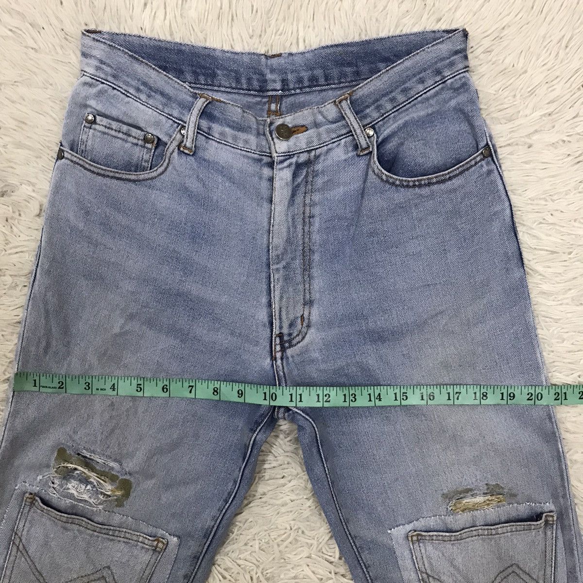 Japanese Brand × Vintage Vintage Sayotasu Co. ltd Blue Way Custom Distressed Jeans Size US 28 / EU 44 - 16 Thumbnail
