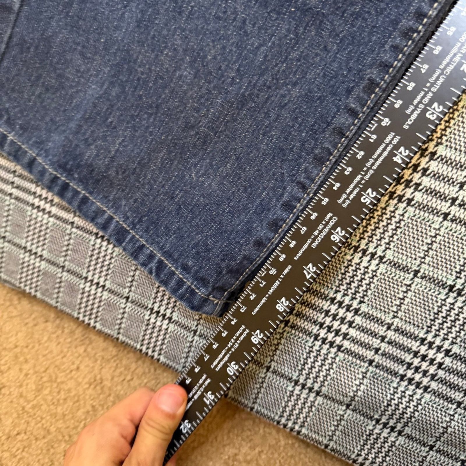 The Unbranded Brand Michael Brandon Men's Jeans Blue Denim Straight Leg 36x30 Size US 36 / EU 52 - 5 Thumbnail