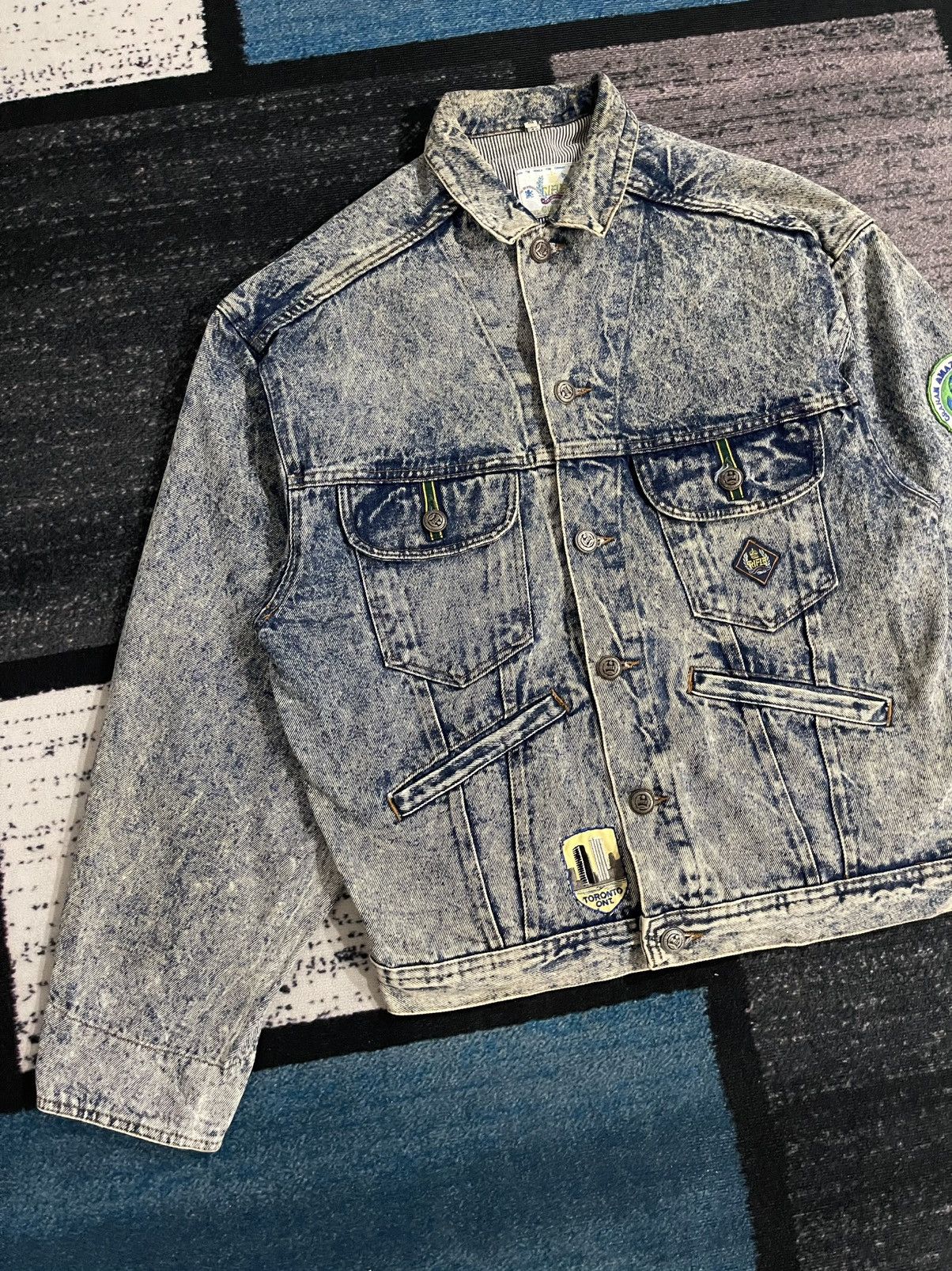 RIFLE Vintage Rifle Denim Jacket Size US L / EU 52-54 / 3 - 4 Thumbnail