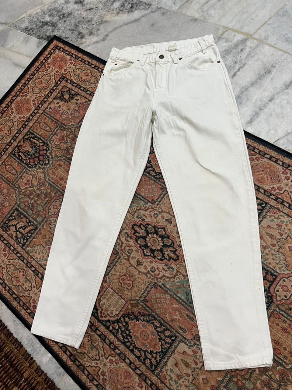 Levi's Vintage 1990’s Levis 550 White Size US 31 - 2 Thumbnail