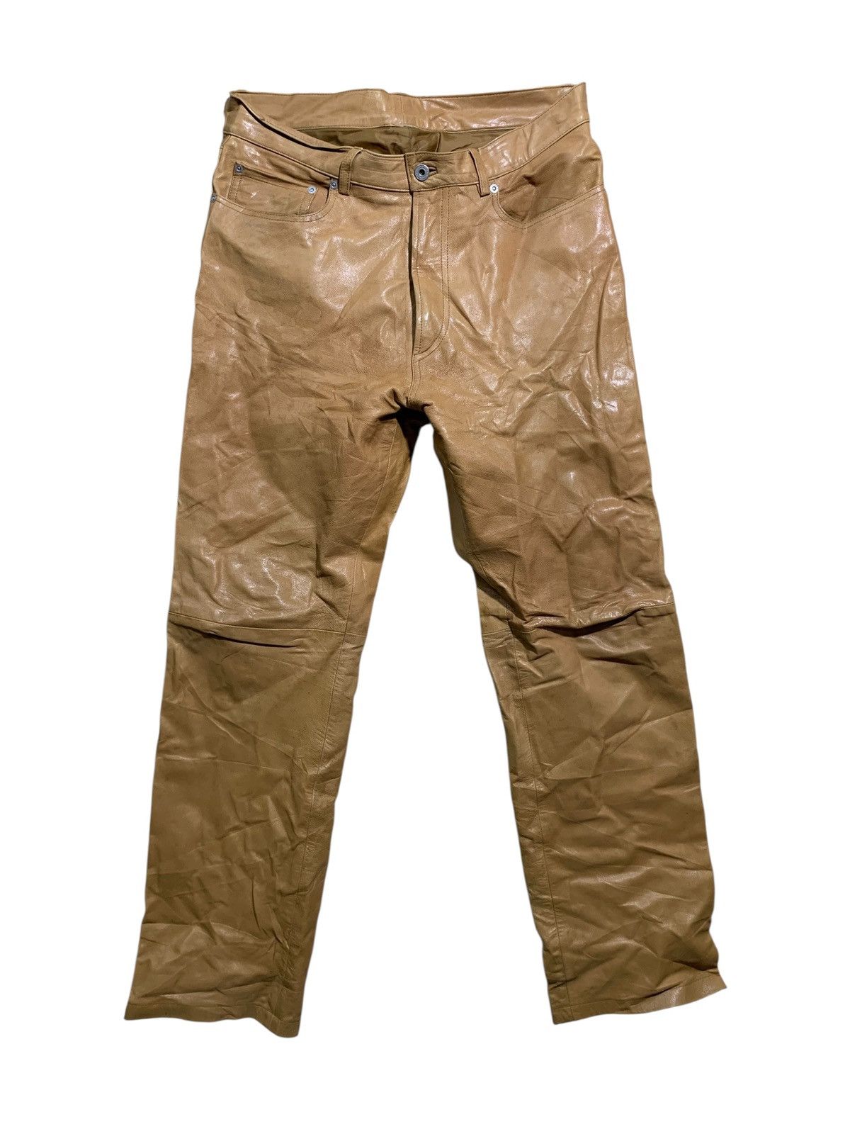 Japanese Brand 🔥MENS TENORAS LEATHER PANT W35 Size US 35 - 1 Thumbnail