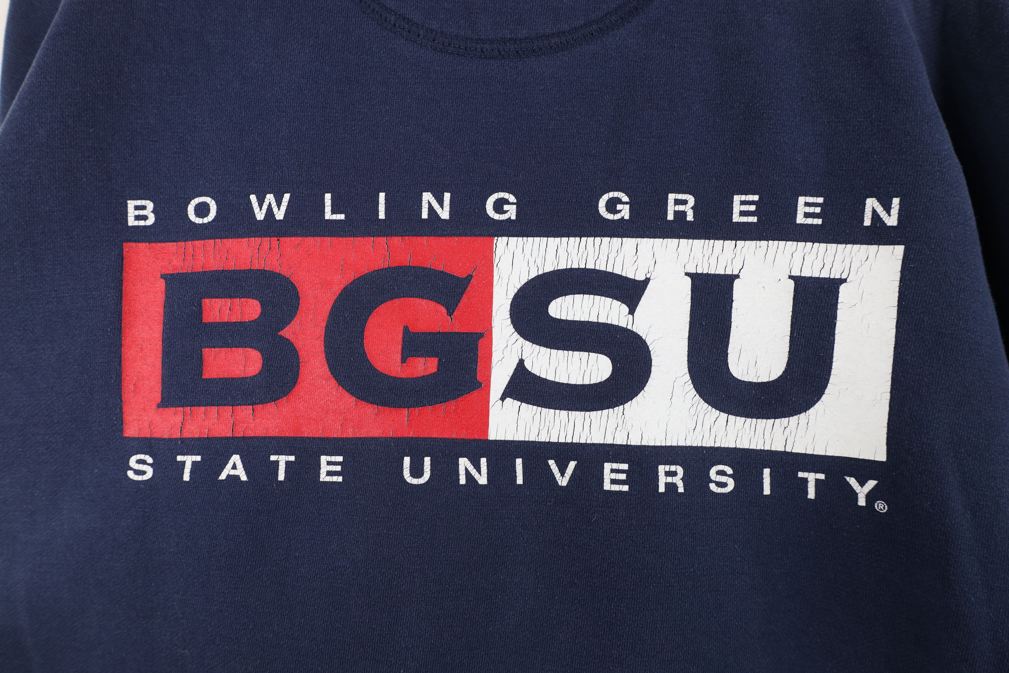 Vintage Vintage 90s Bowling Green State University Sweatshirt USA Size US M / EU 48-50 / 2 - 12 Thumbnail