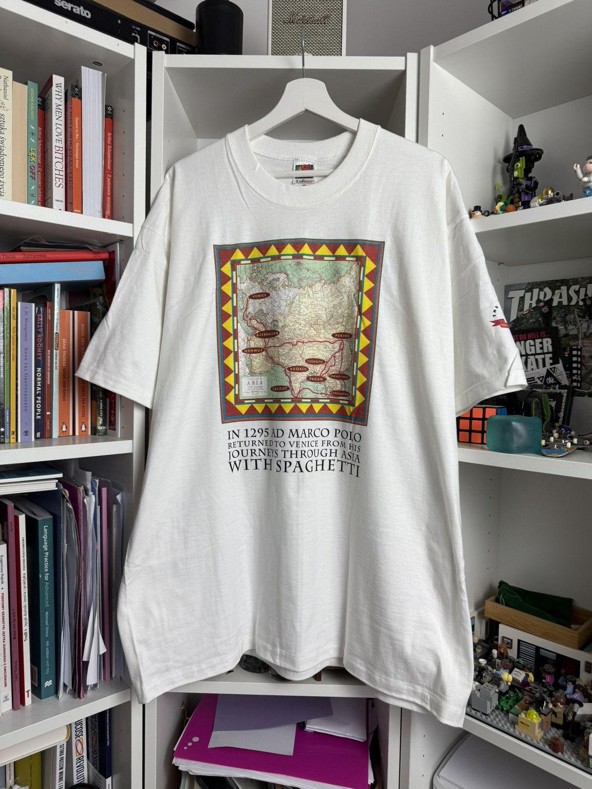 Fruit Of The Loom × Vintage Vintage 90s fruit of the loom made in usa printed t-shirt XL Size US XL / EU 56 / 4 - 1 Thumbnail