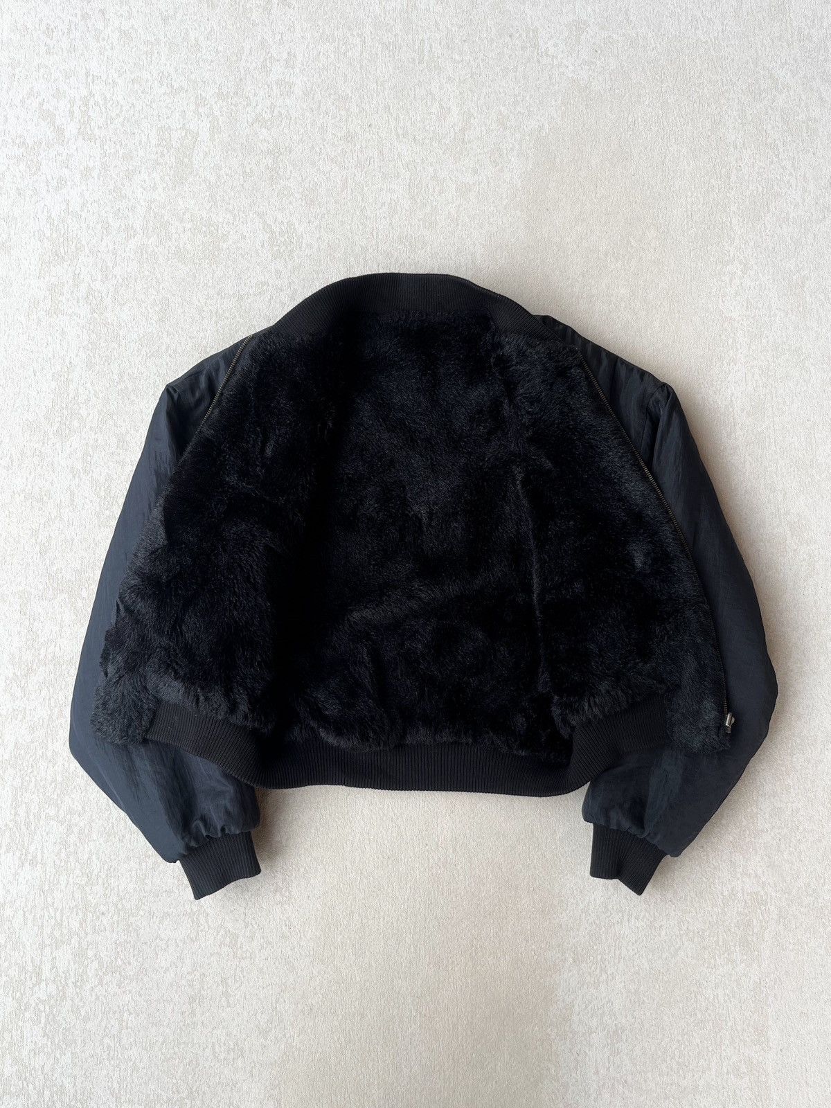 Michiko Koshino London 00’s Michiko Koshino Mohair Bomber Jacket Size US XL / EU 56 / 4 - 4 Thumbnail