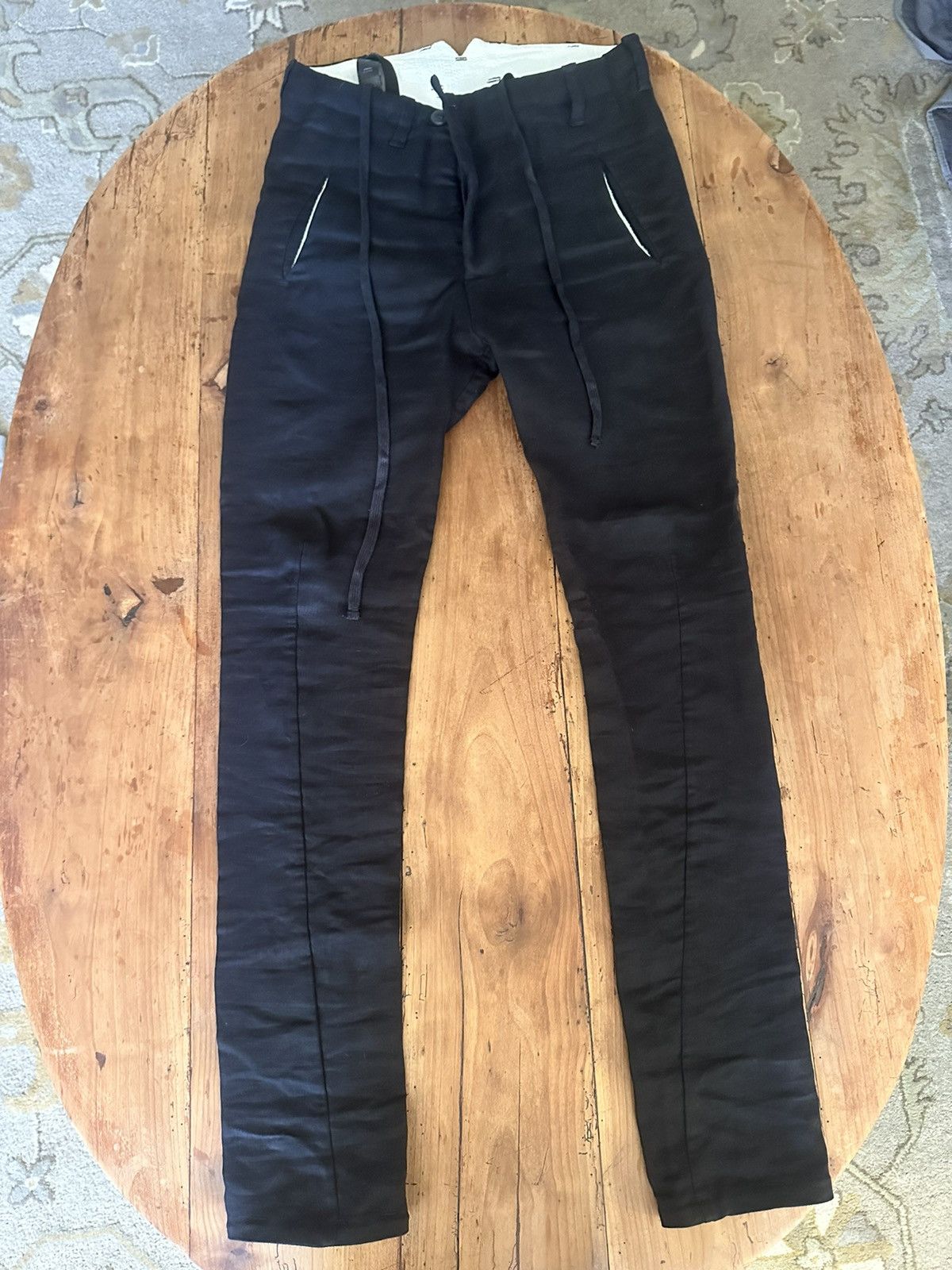 Boris Bidjan Saberi Boris Linen/Cotton Pants Size US 30 / EU 46 - 2 Thumbnail