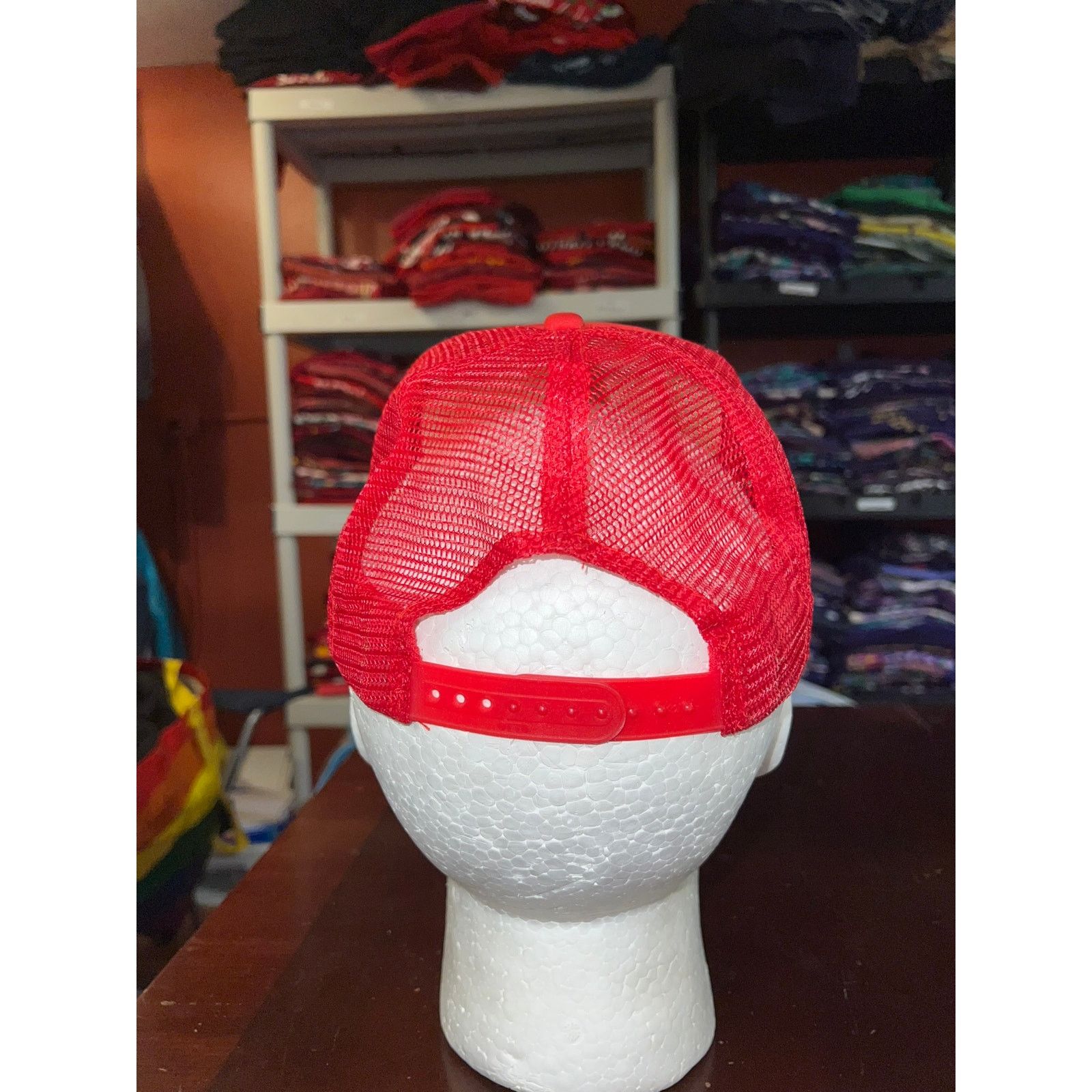 Vans Vans Hat Off The Wall Red Black Snapback Cap Headwear Size ONE SIZE - 4 Thumbnail