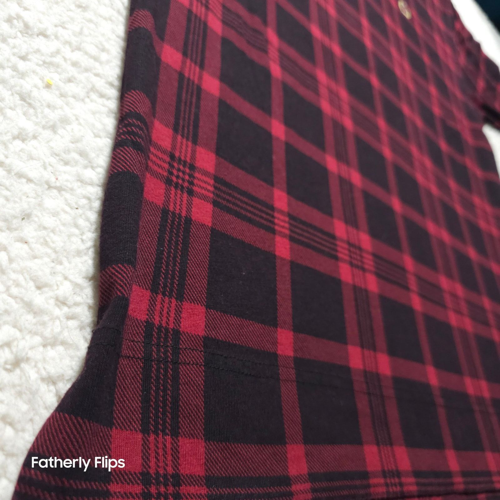 Tommy Hilfiger Tommy Hilfiger Red Black Plaid Polo Shirt Men's Medium Size US M / EU 48-50 / 2 - 6 Thumbnail