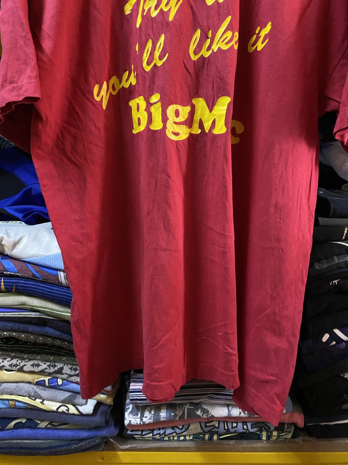 Vintage Vintage 90s MCDONALD bigmac Burger promo tee Size US L / EU 52-54 / 3 - 5 Thumbnail