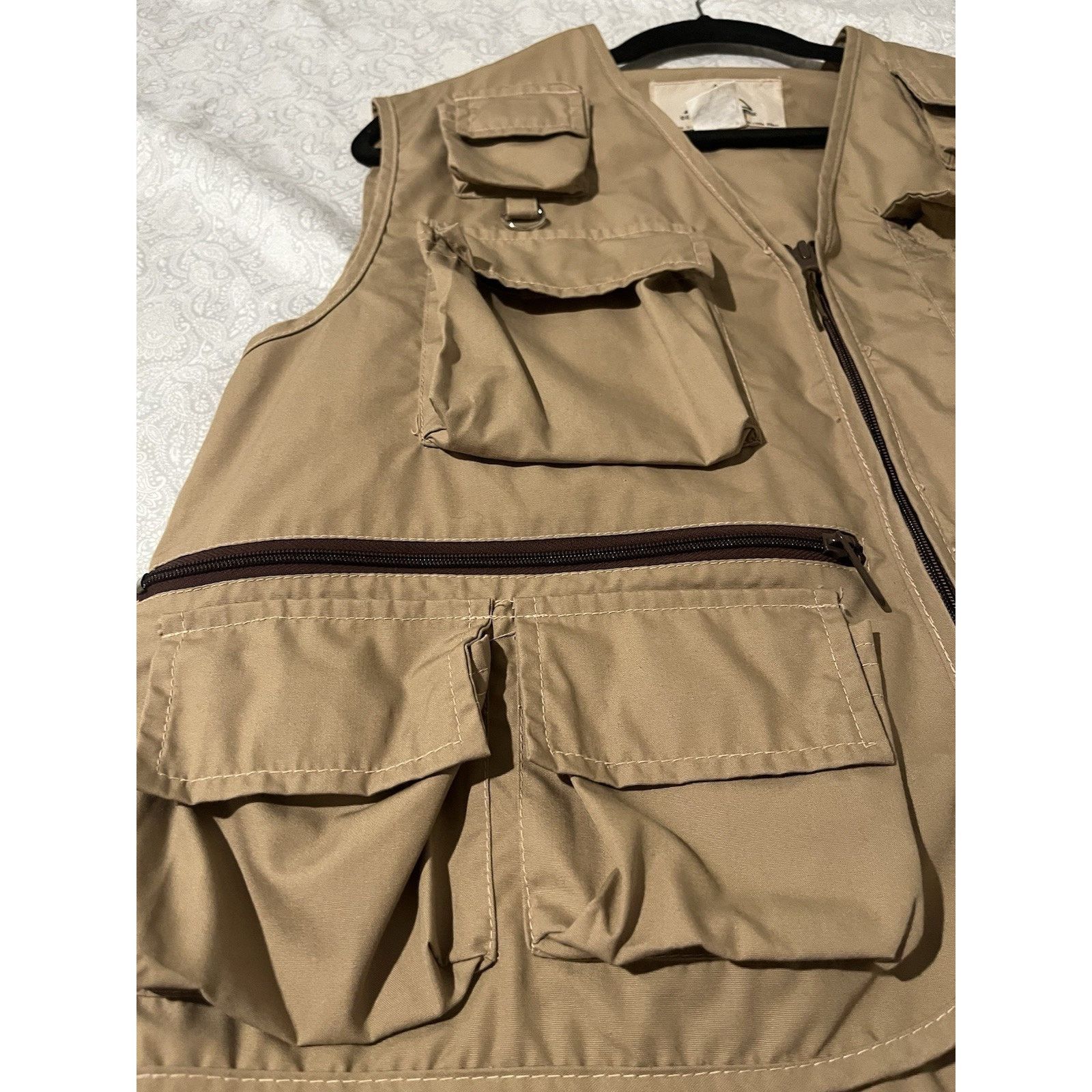 Other Vintage Stansport Fishing Vest Mens Large Khaki Multi Pocket Size US L / EU 52-54 / 3 - 4 Thumbnail