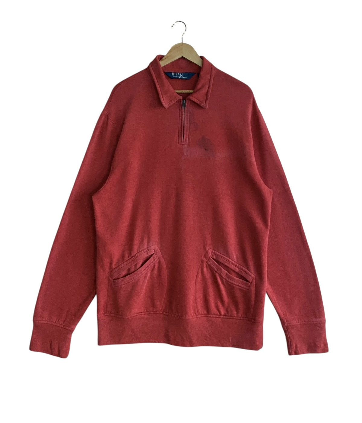 Polo Ralph Lauren Rare Vintage Polo Ralph Lauren Afterhood Half Zipper 1990s Size US XL / EU 56 / 4 - 1 Thumbnail