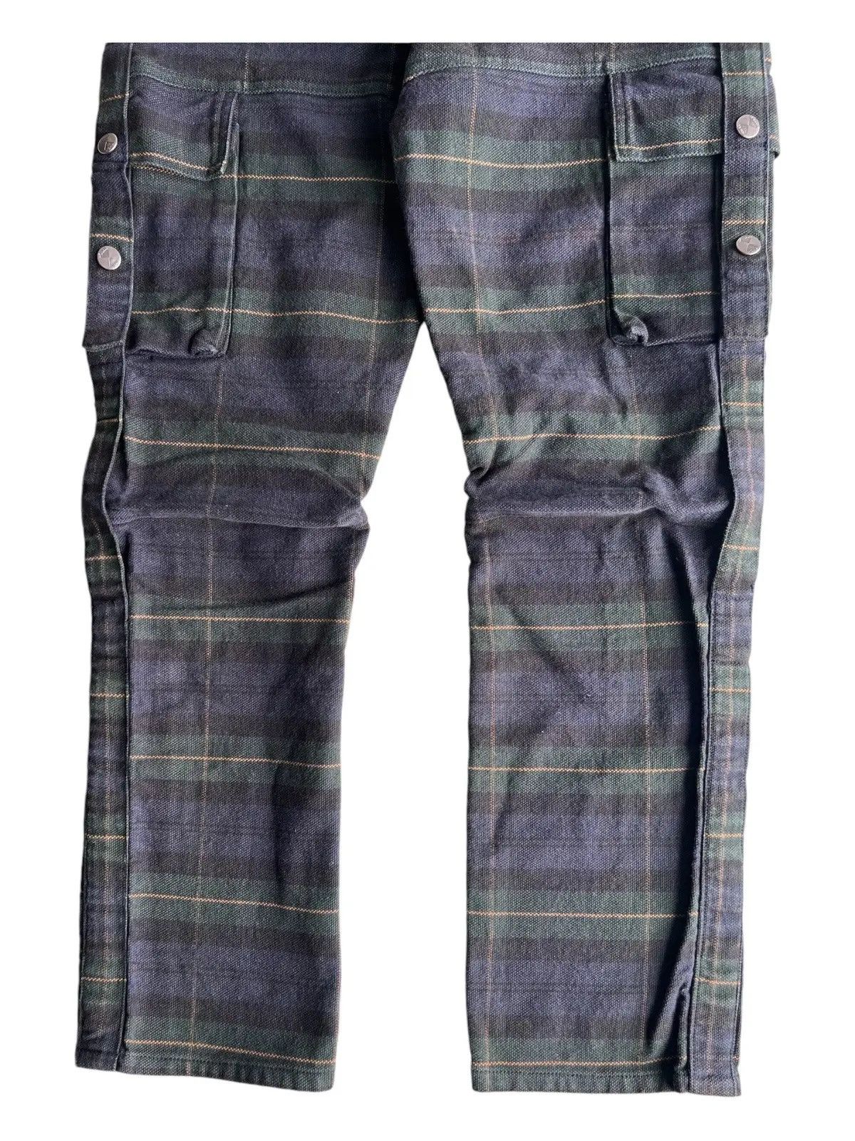 Final Home Tsumura FH Plaid Cargo Survival Pocket Parachute Jeans Pants Size US 30 / EU 46 - 6 Thumbnail
